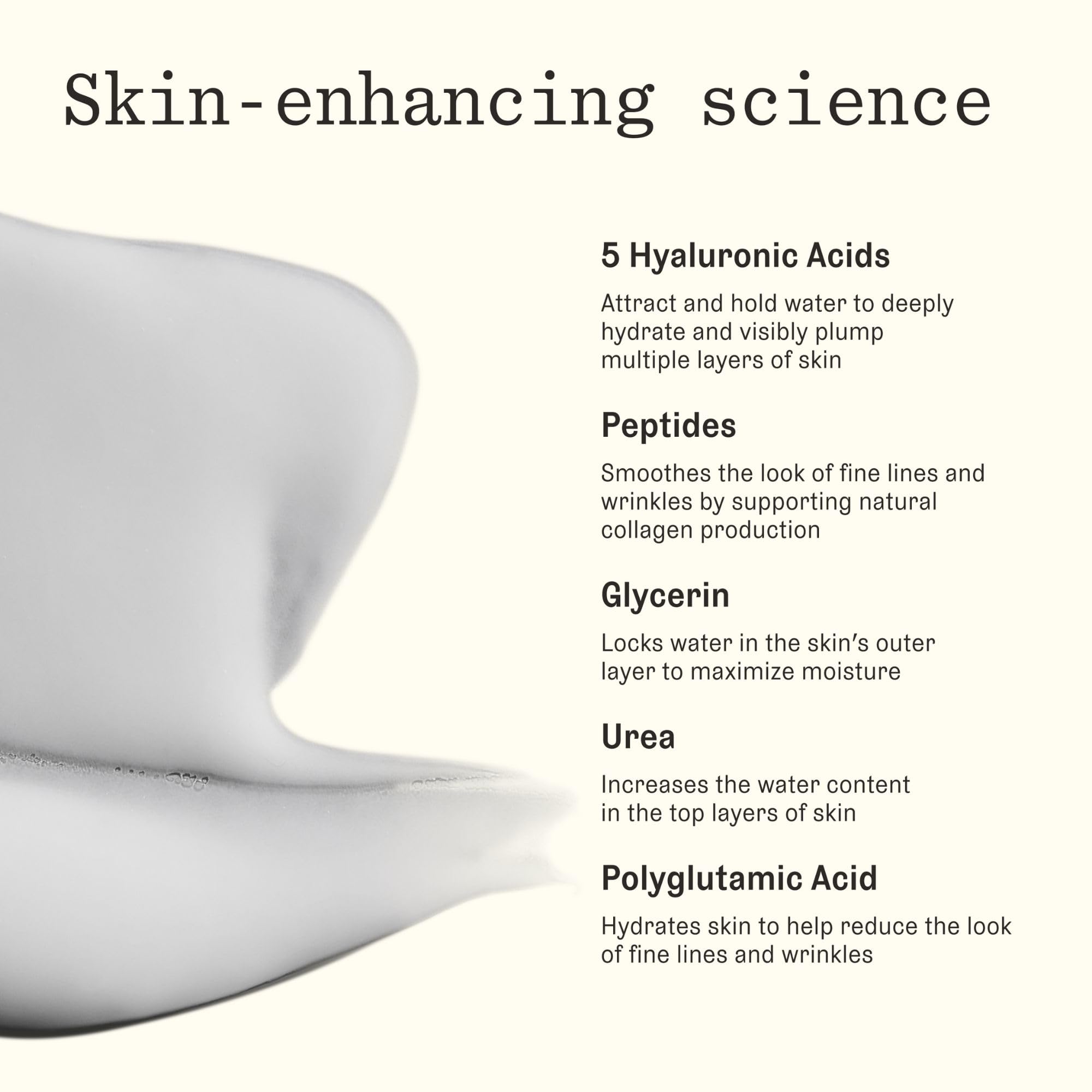 Milky Hydration Concentrate, Anti-Aging Hydrating Face Serum, Hyaluronic Acid-5 Complex and Peptides, Visibly Plumps and Smooths Skin, Agency by Curology, 1 fl oz