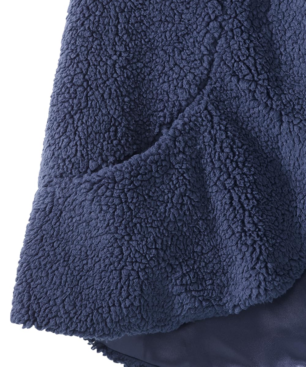 Women's Ultra Plush Shawl - Navy OS