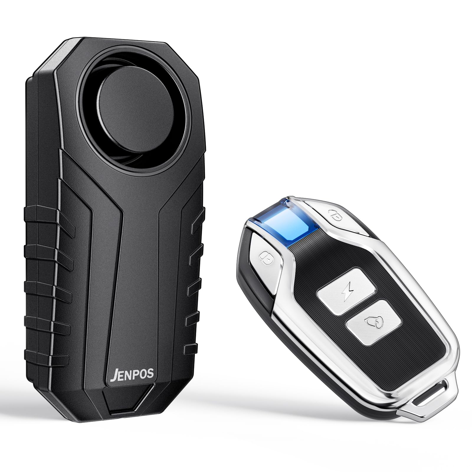 Bike Alarm, 113dB Loud Waterproof Wireless E-Bike Motorcycle Alarm with Remote, Anti-Theft Vibration Motion Sensor Multipurpose Security Alarm System, Ebike Accessories