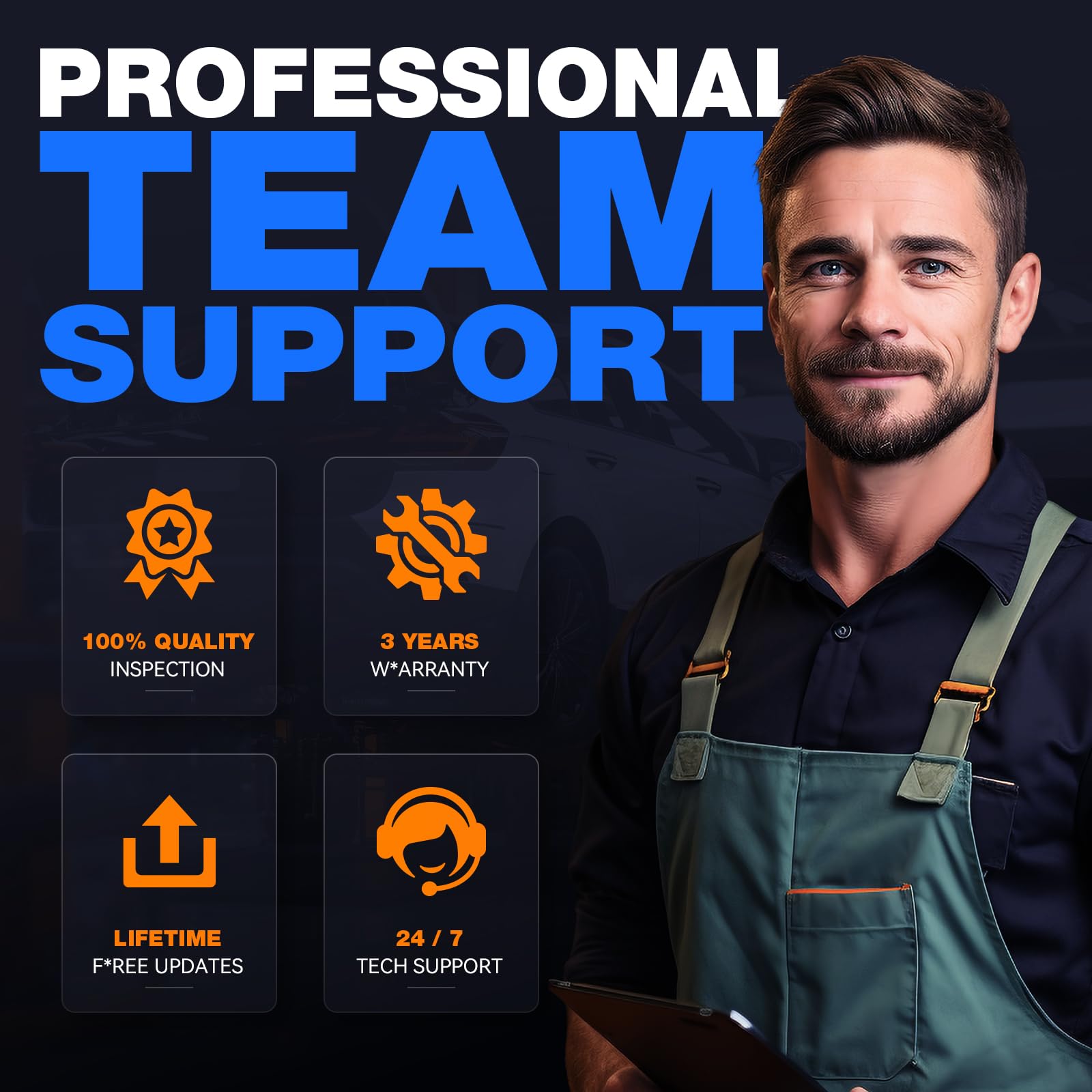 VDIAGTOOL VD30 Pro Car Code Reader, OBD2 Scanner Diagnostic Tool for Cars and Trucks, Check Engine Code Reader, OBD2 Scanner with Reset, Live Data, Freeze Frame, I/M Readiness for All OBDII Vehicles