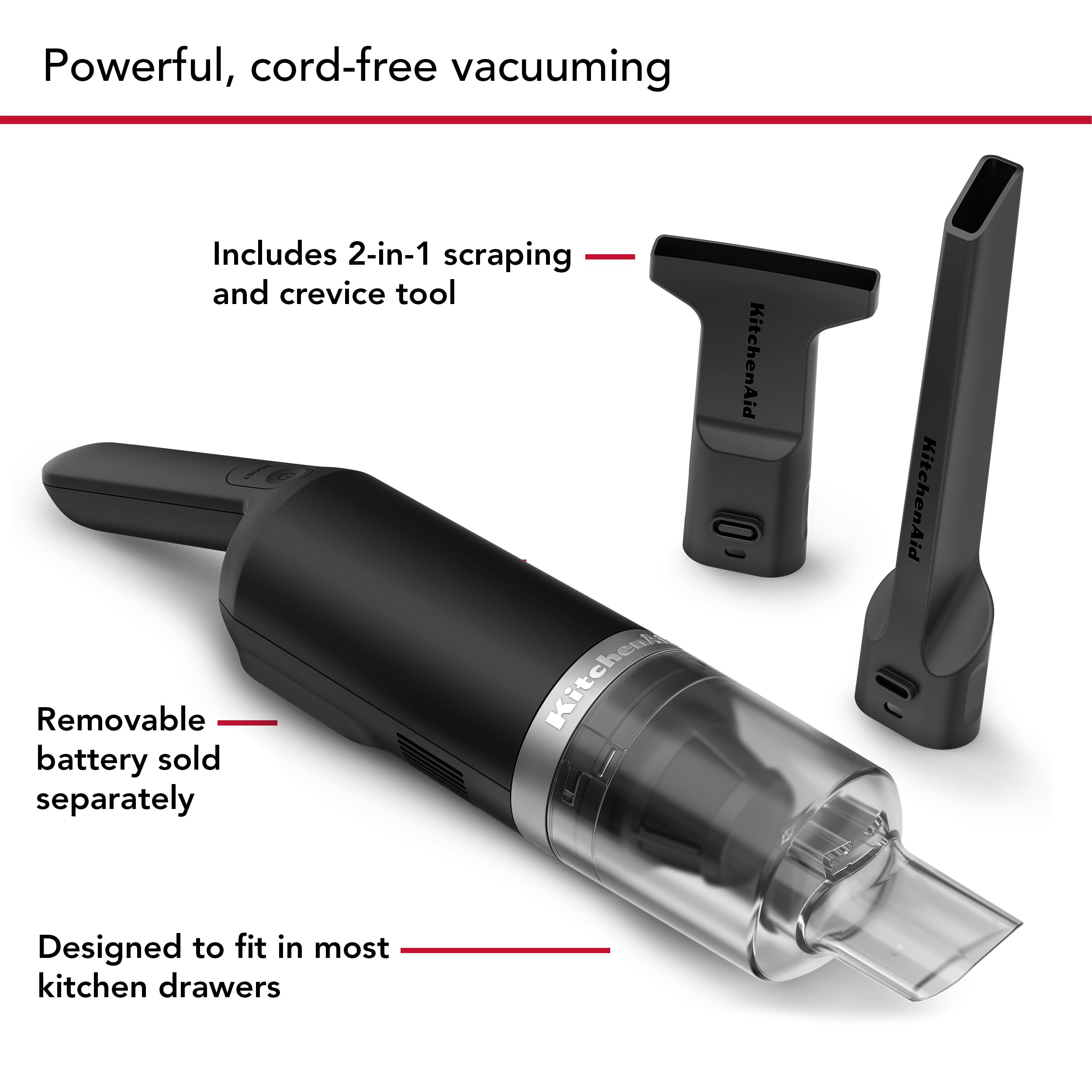 KitchenAid Go™ Cordless Kitchen Vacuum - battery sold separately, KKVR100