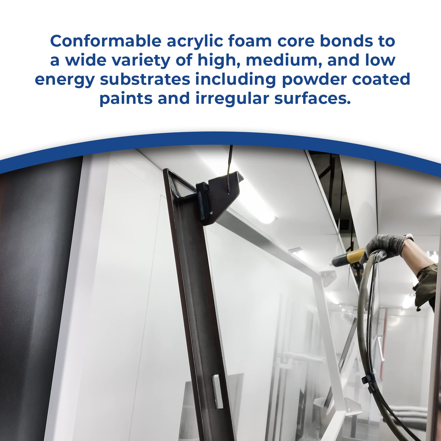 3M VHB Tape 5952, 2 in width x 5 yd length (1 Roll)