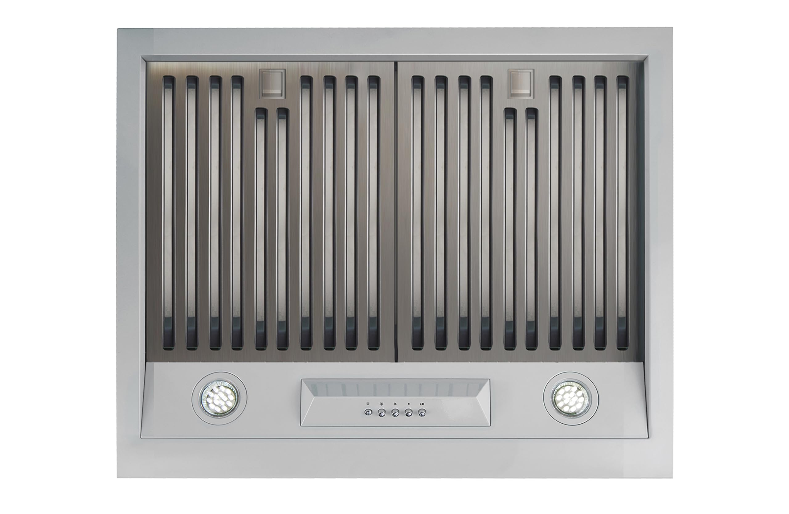 Unique Appliances Classic Retro Range Hood, Electric Range Hood with 3 Fan Speeds and 2 LED Lights, 24", Marshmallow White, 500 CFM, 110-120 V
