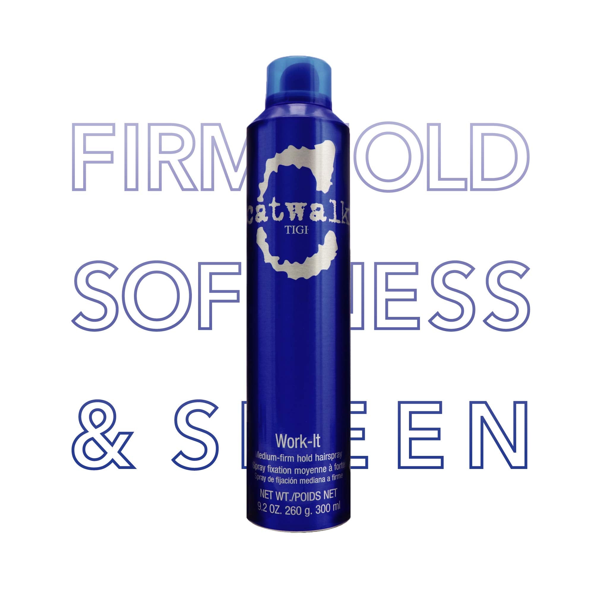TIGI Catwalk Work-It Medium Firm Hold Hairspray 9.2 oz