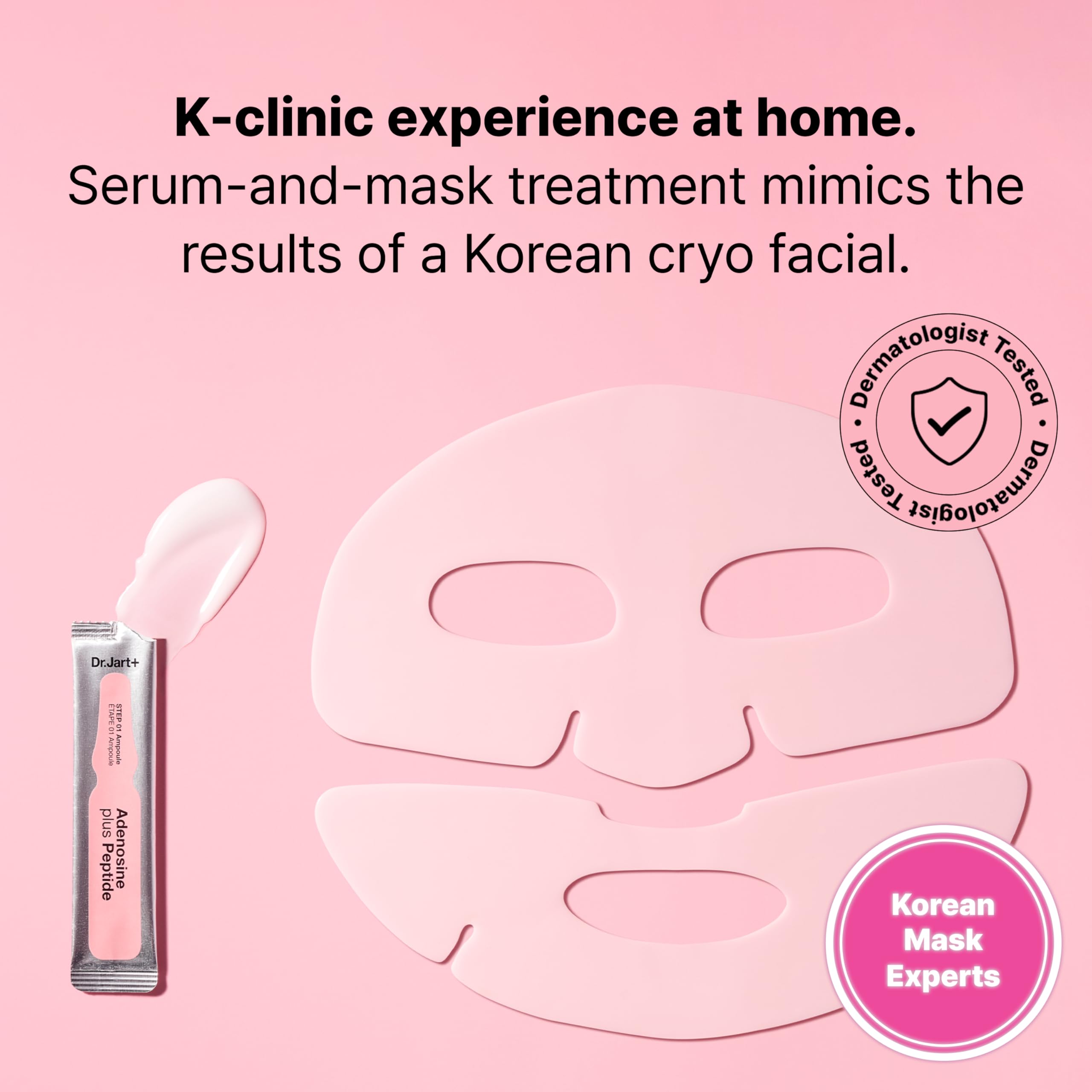 Dr.Jart+ Cryo Rubber Firming and Cooling Korean Face Mask with Adenosine and Peptides | Korean Skin Care