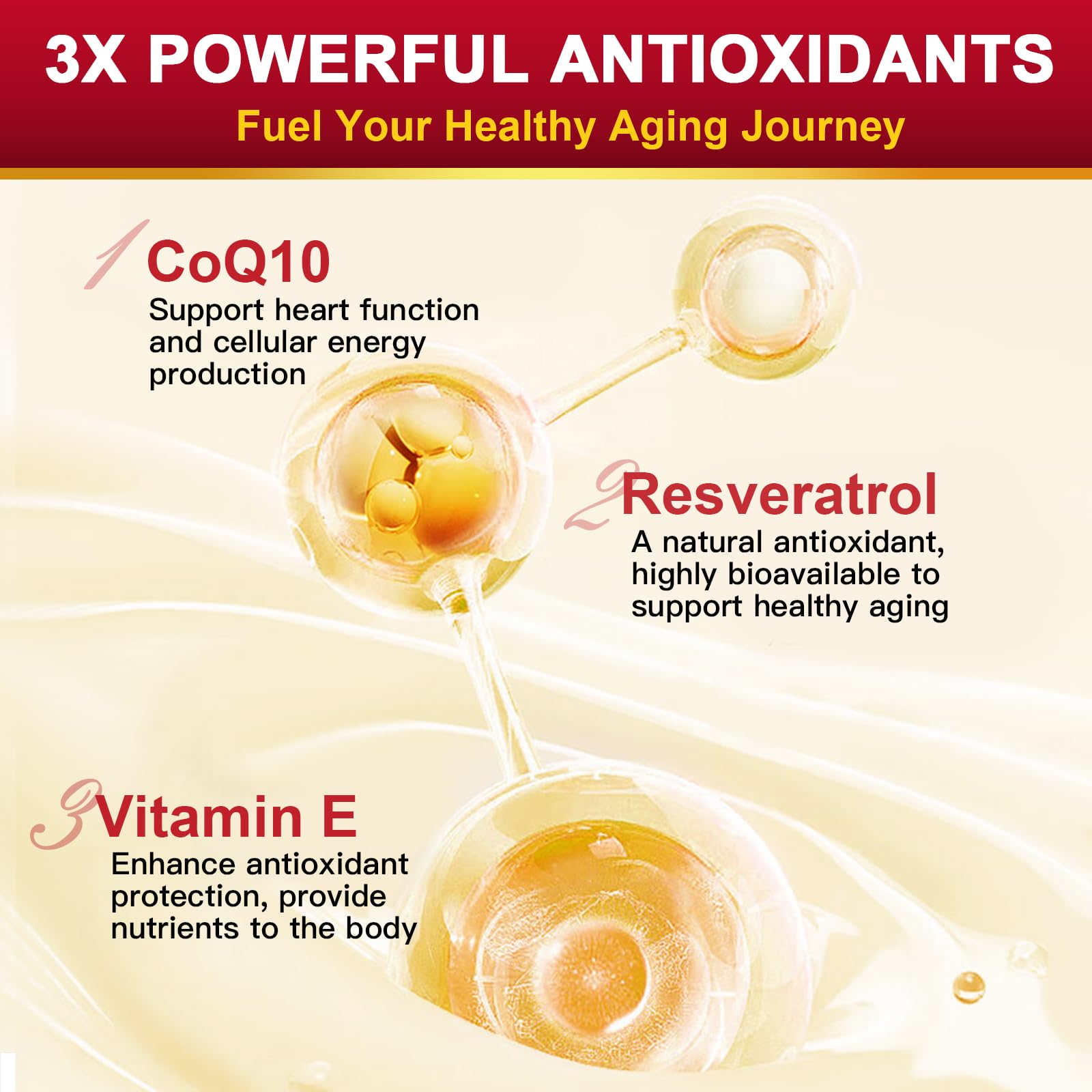ZEBORA CoQ10-400mg with Trans-Resveratrol, PQQ & Vitamin E - High Absorption Coenzyme-Q10 with BioPerine - Powerful Antioxidant for Heart & Energy-Production,120 Veggie Capsules
