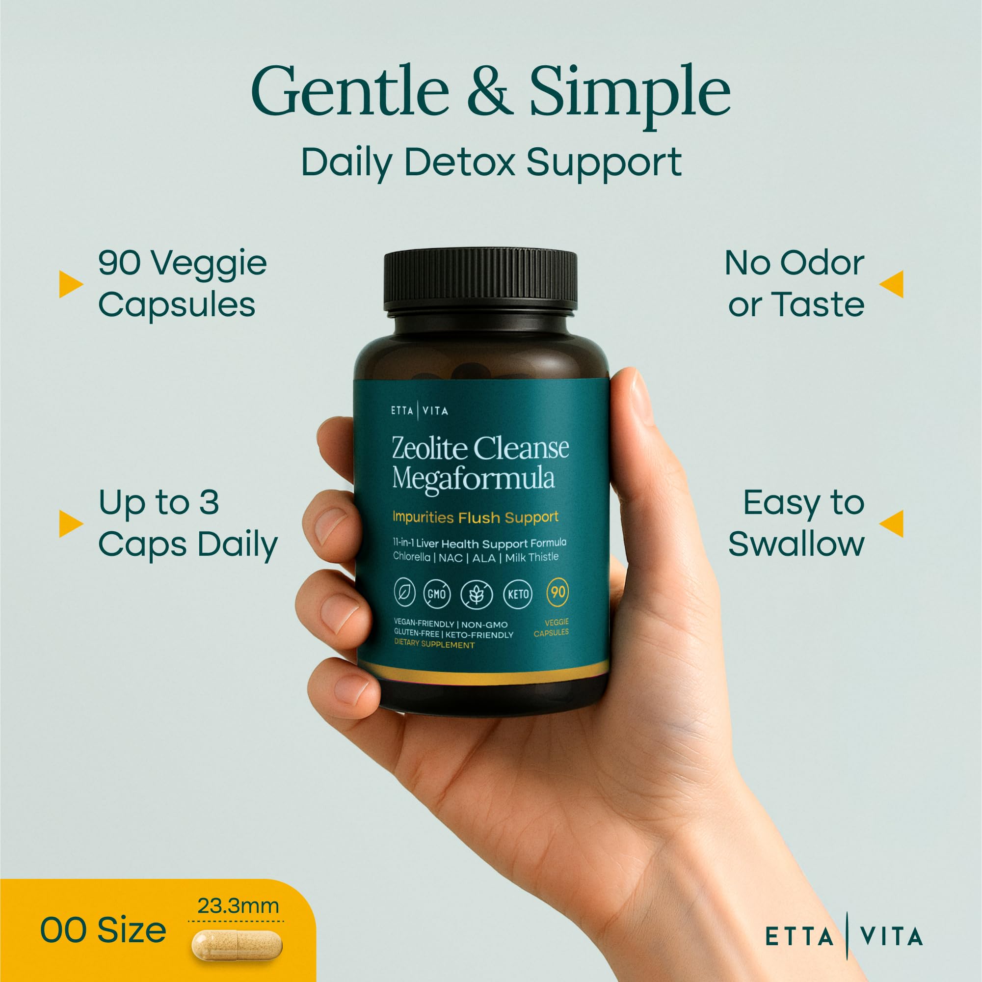 Liver Cleanse Detox & Repair for Heavy Metal Detox, Gut Health, and Energy - Zeolite for Adults with Noni, Glutathione, NAC, Chlorella, Spirulina, ALA, Cilantro, Milk Thistle & Shilajit, 90ct