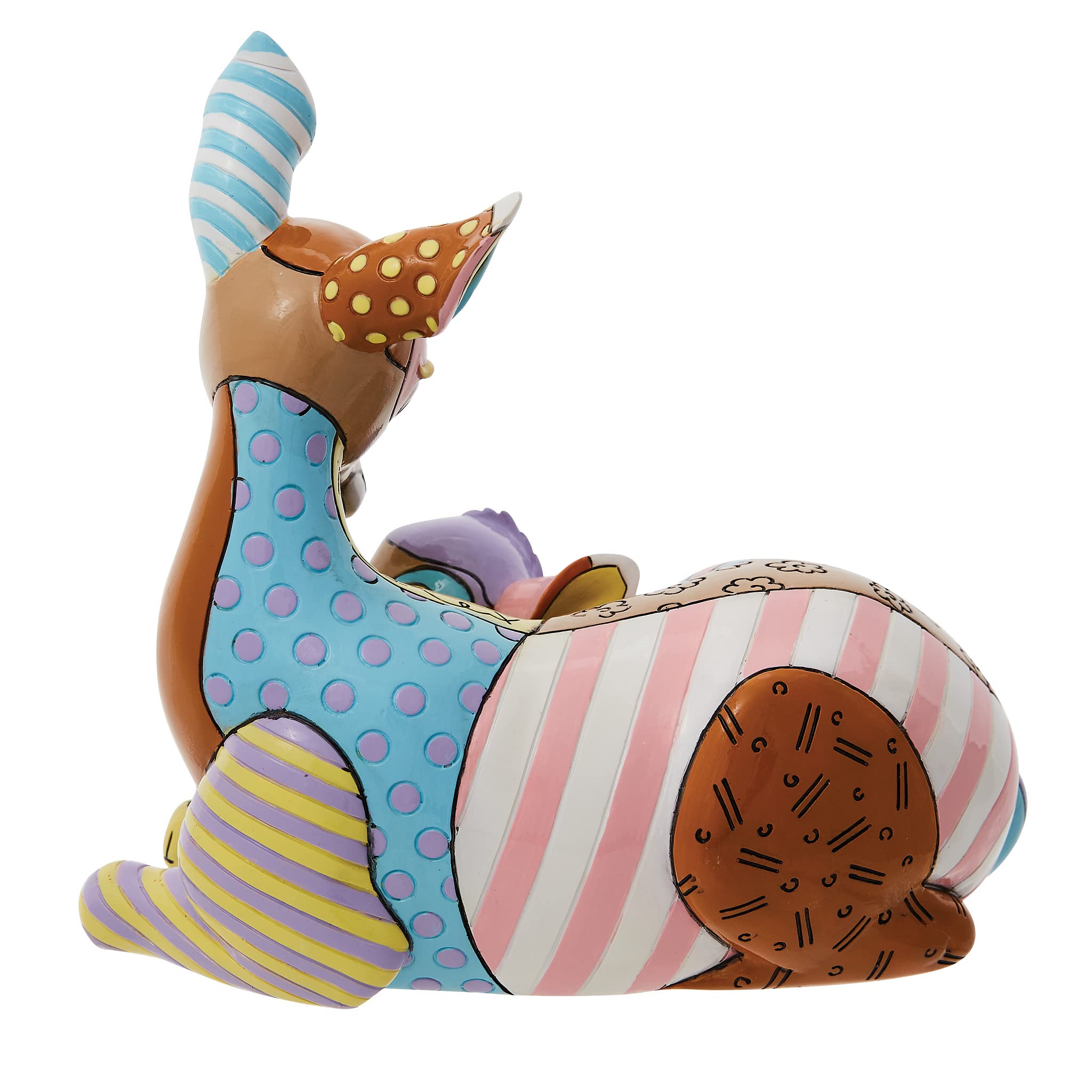 Enesco Disney by Romero Britto Bambi and Mother Figurine, 5.7 Inch, Multicolor