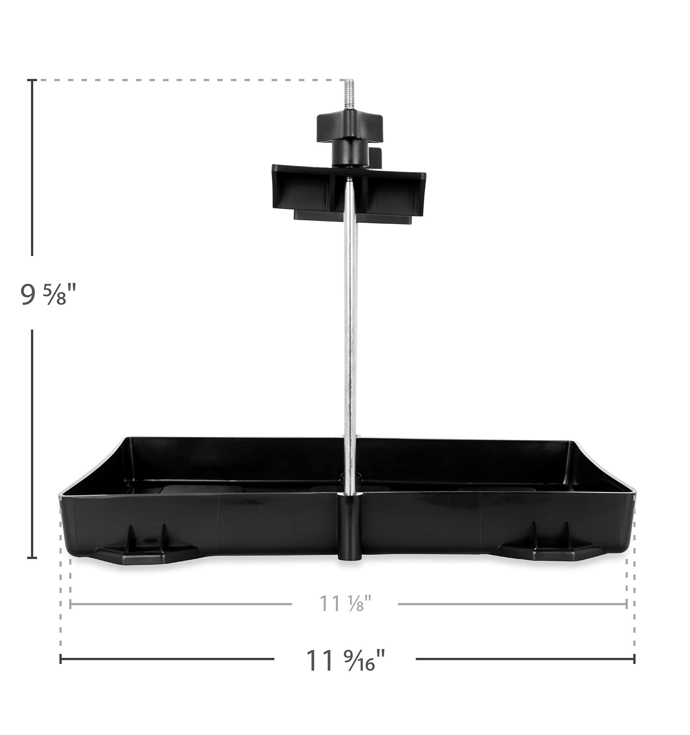 Camco Camper/RV Standard Battery Hold-Down Tray | Holds 24/24M Automotive Batteries | Fits Batteries Up to 11 1/8" L x 6 ¾" W x 8" H (55394)