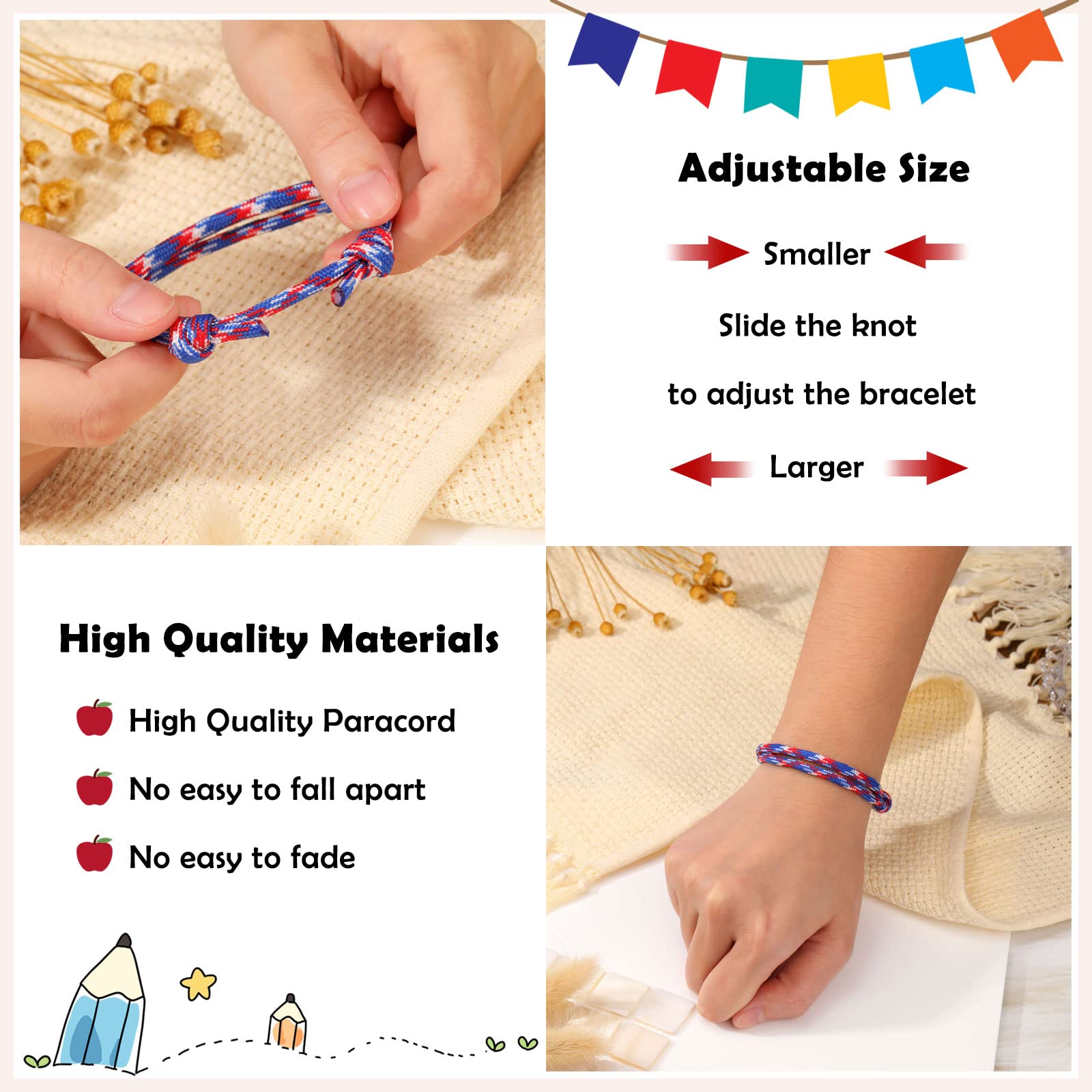 First Day of School Bracelet Mommy and Me Bracelets Back to School Mother Son Gifts First Day of Kindergarten Preschool Pre K first Second Grade Anxiety Bracelet Gift for Mom and Son Gifts