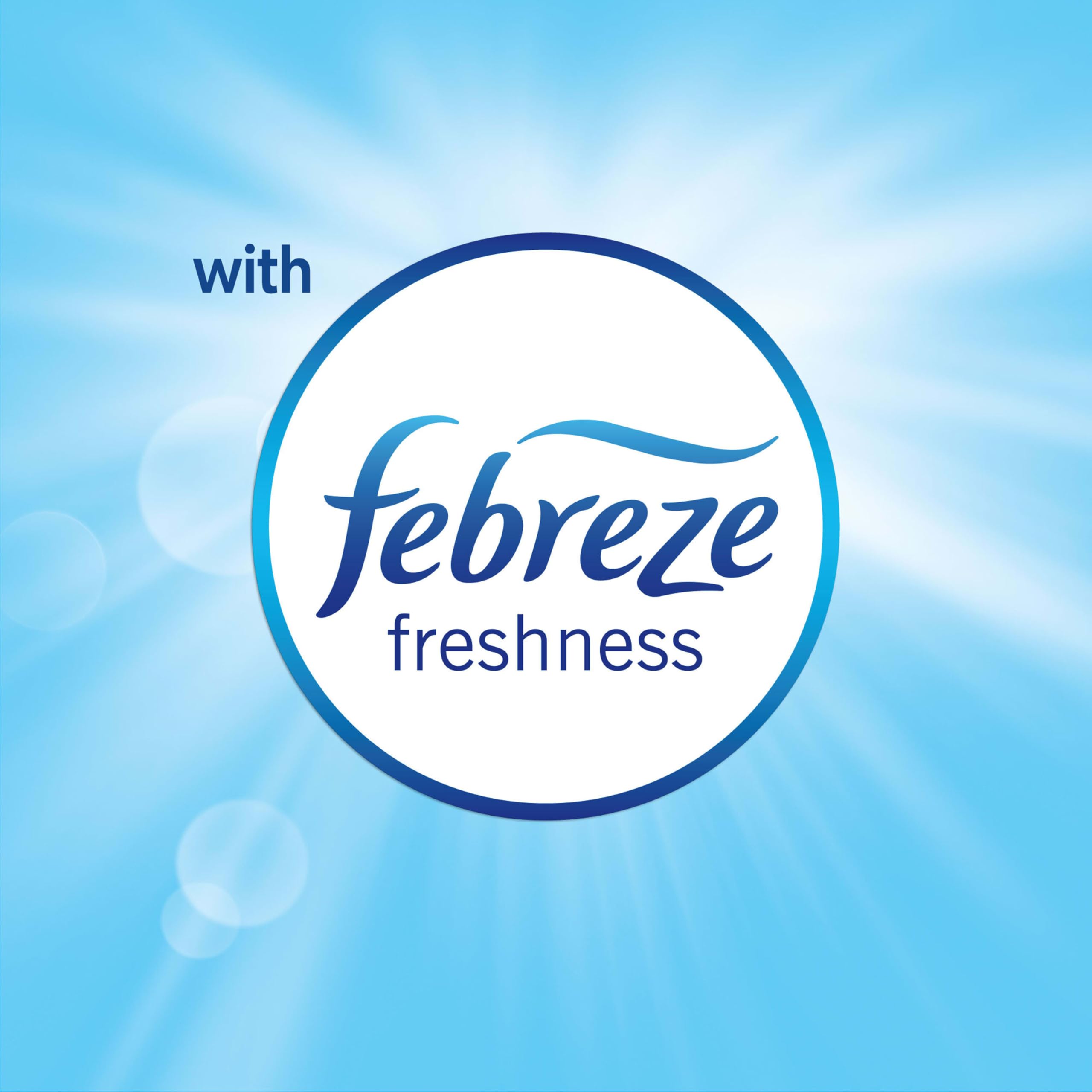 Fresh Step Clumping Cat Litter with Febreze Gain Scent, Long Lasting Odor Control Kitty Litter with Activated Charcoal, Low Dust Formula, 14 lb