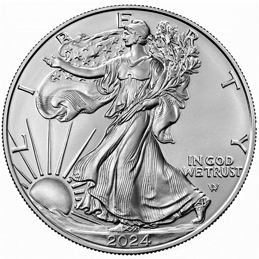 2024 U.S. Silver Eagle in Peace on Earth Gift Holder - Gem Brilliant Uncirculated Dollar Uncirculated US Mint