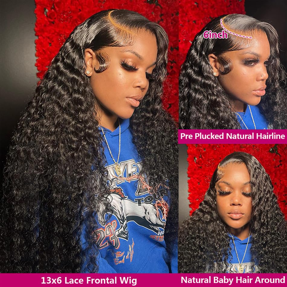 13x4 FB/27 Balayage Highlight Lace Front Wig Human Hair Pre Plucked 180 density Body Wave Wigs Human Hair for Women 18inch Ombre HD Lace Front Wig