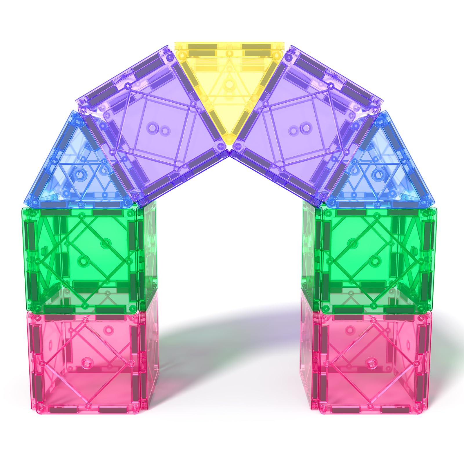 Magnetic Tiles Toddler Toys Magnetic Building Blocks for Kids Ages 3-12 STEM Educational Toys for Girls & Boys Sensory Toys for Kids with Autism Classroom Must Haves Easter Basket Stuffers for Toddler