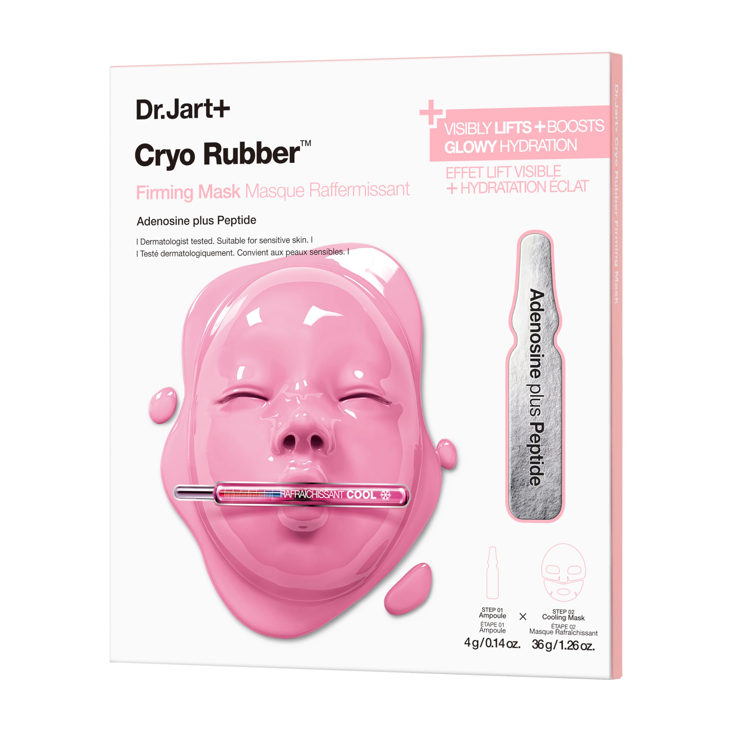 Dr.Jart+ Cryo Rubber Firming and Cooling Korean Face Mask with Adenosine and Peptides | Korean Skin Care