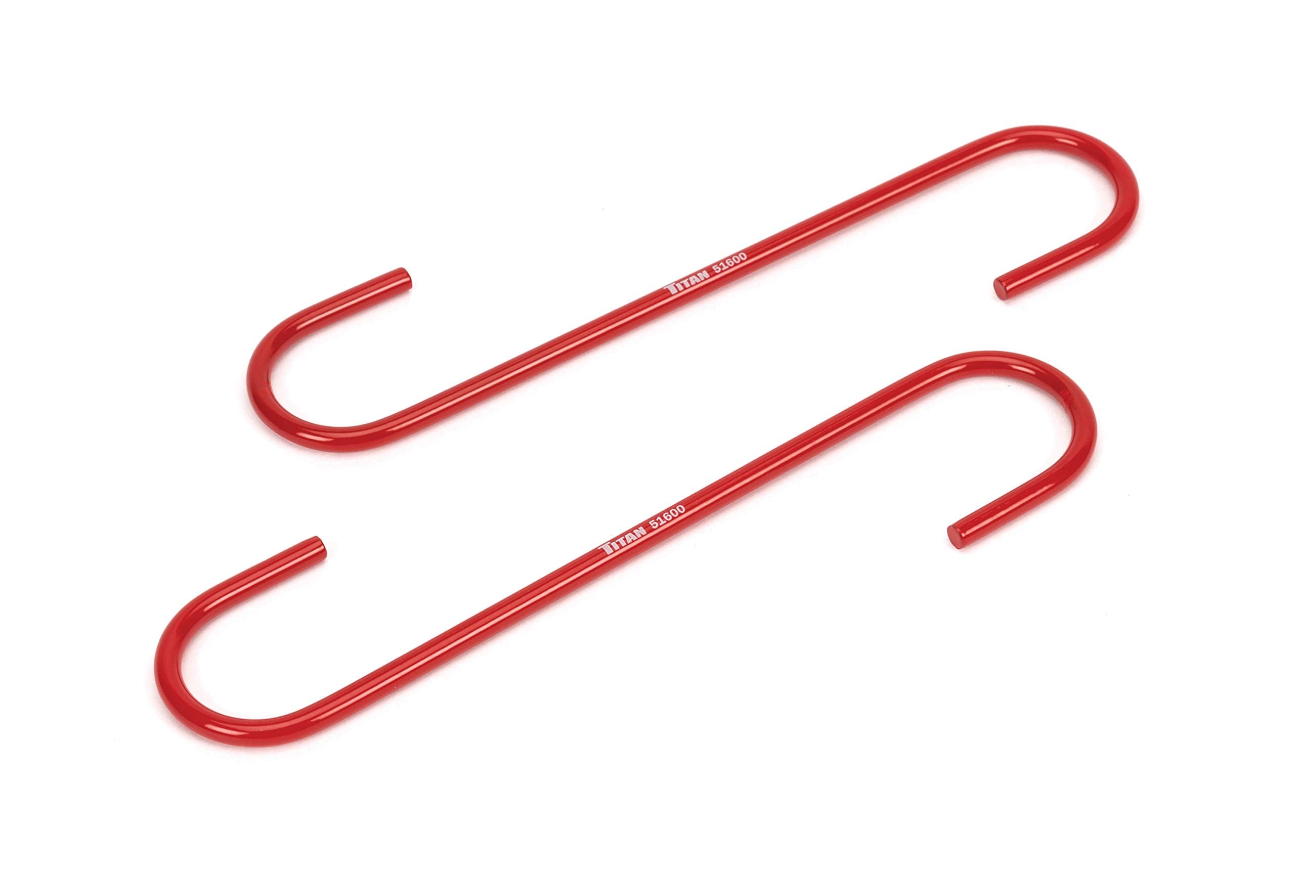 Titan 51600 2-Piece Red Brake Caliper Hanger Set
