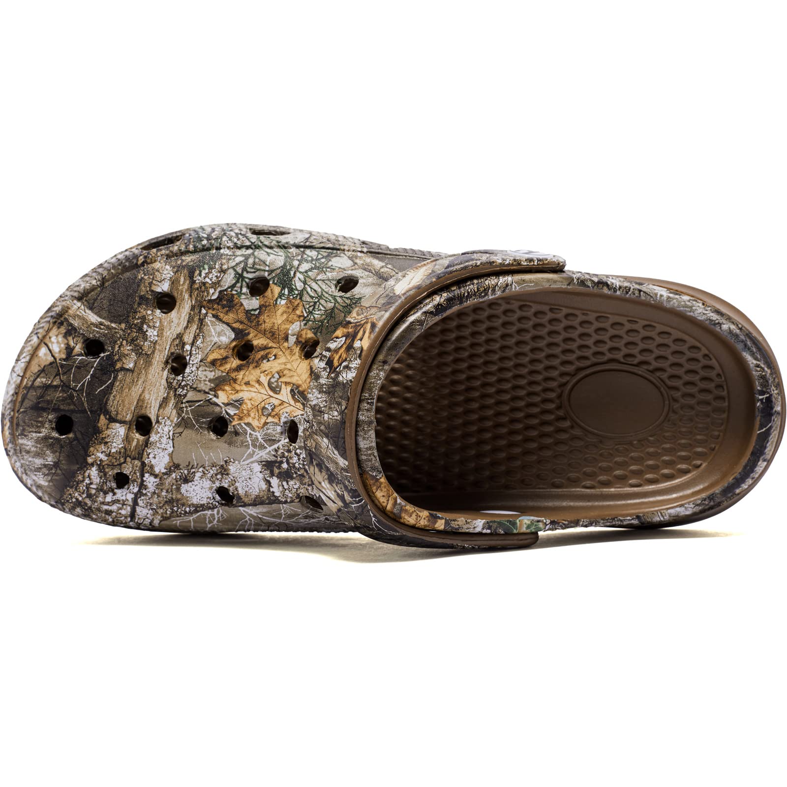 HOBIBEAR Unisex Garden Clogs Shoes Slippers Sandals for Women and Men Walnut,Women 11/Men 9.5