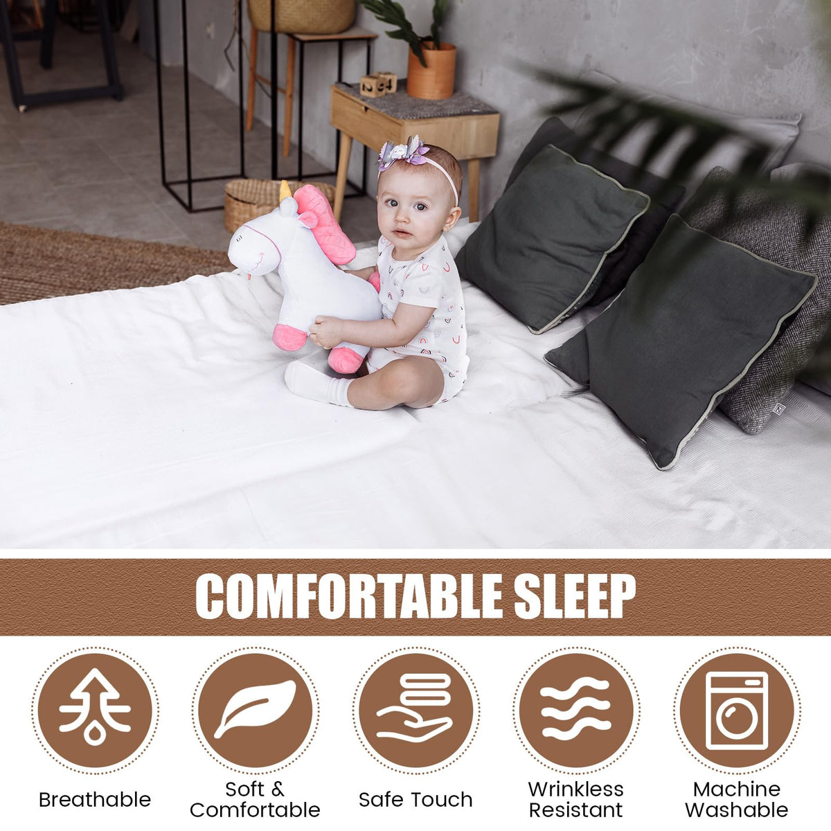 SmoothNovelty 30 Pack Flat Sheets Bulk Soft Microfiber Sheets Bed Sheet Dust Poof Cover for Motel Rental Properties Hospital Auction Home Curtain(Twin,White)