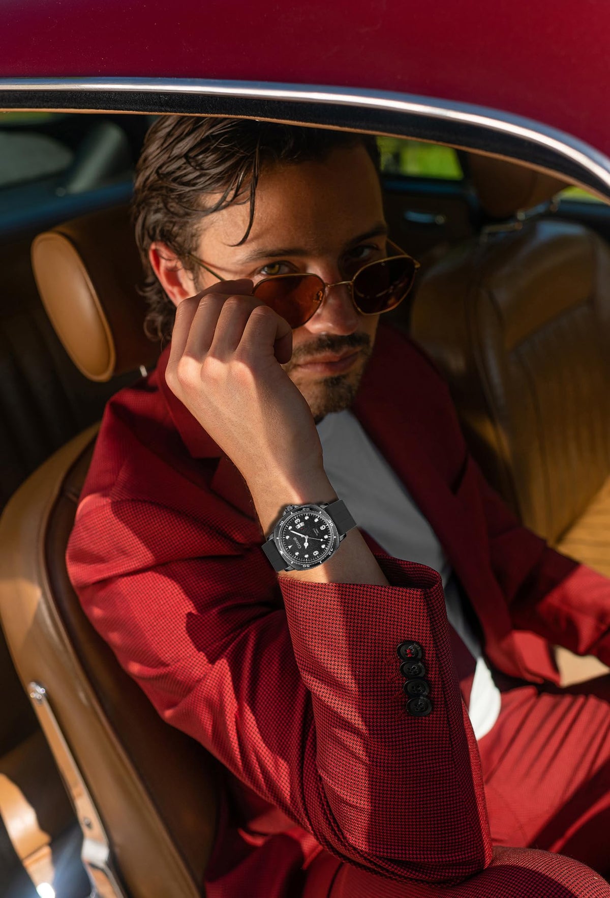 AIYISHI Luxury Men's Waterproof Wristwatch with Date Calendar Classic Analog Quartz Dress Watch for Men relojes para Hombres Trabajo (G693black)