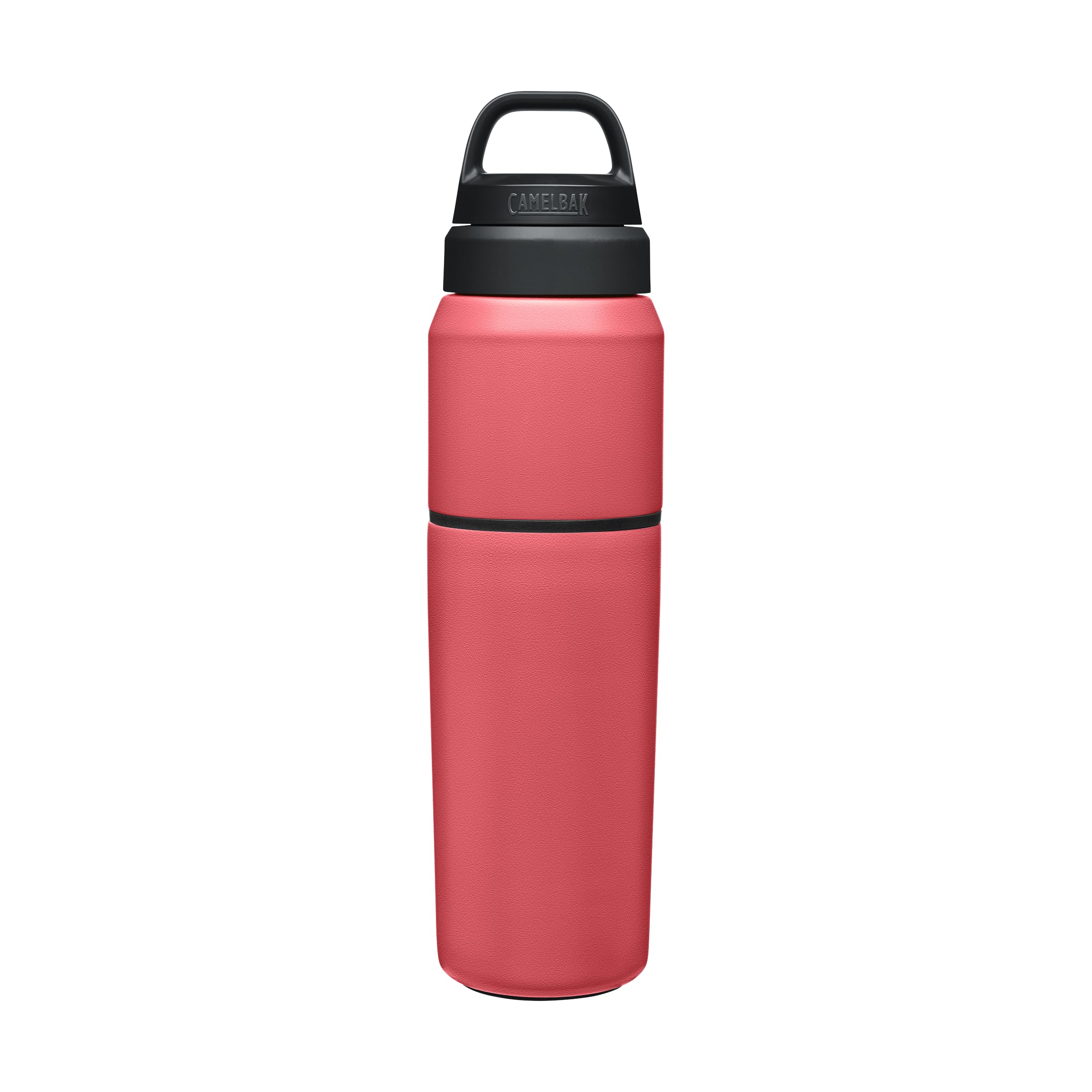 CamelBak MultiBev Water Bottle & Travel Cup – Vacuum Insulated Stainless Steel - Wild Strawberry - 22oz Bottle & 16oz Cup