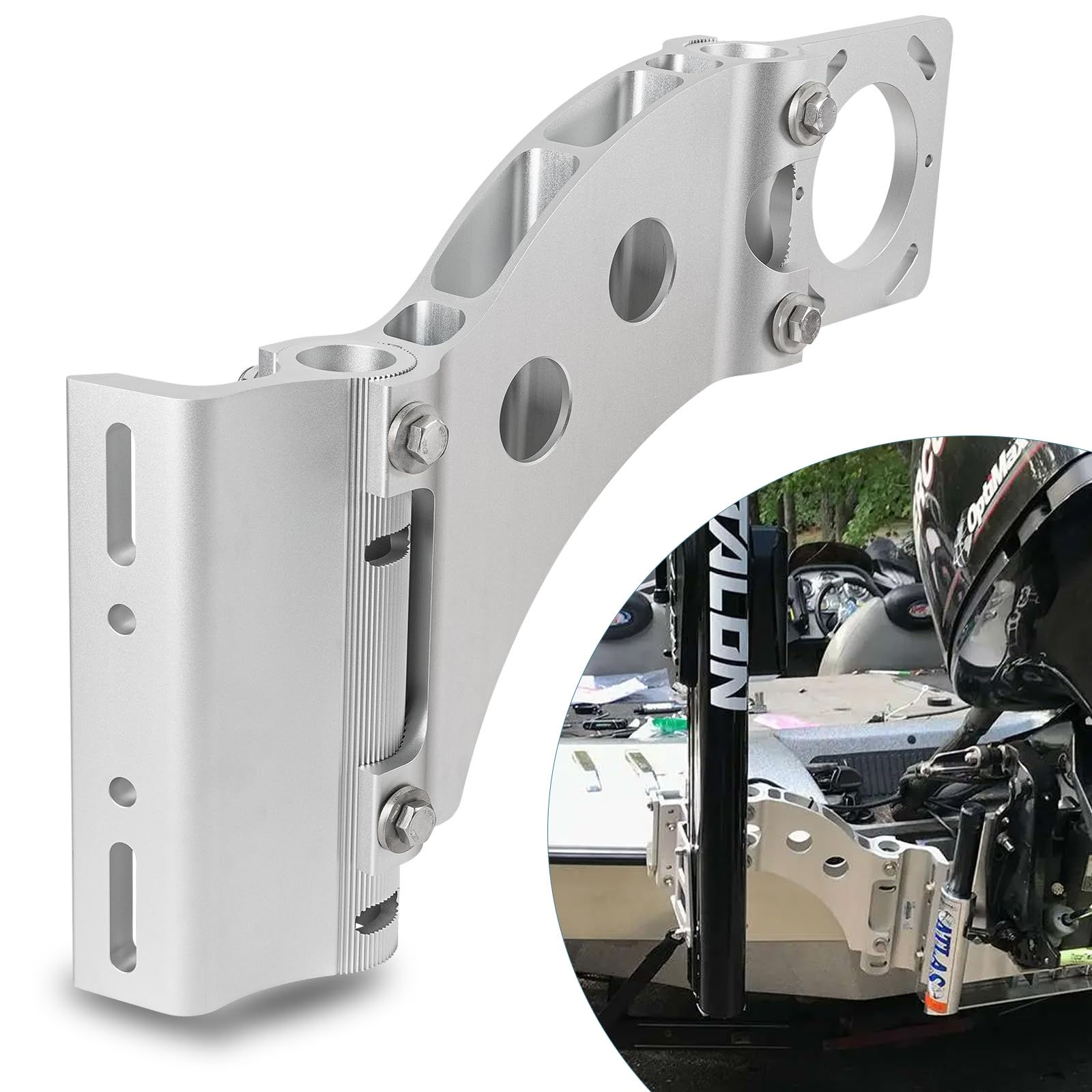 Replacement for Minn Kota 1810340 Talon Side-Mounted Jack Plate Bracket, Talon Bracket Jackplate G2-Port/Starboard, Talon Mounting Bracket for Port or Starboard Mounting