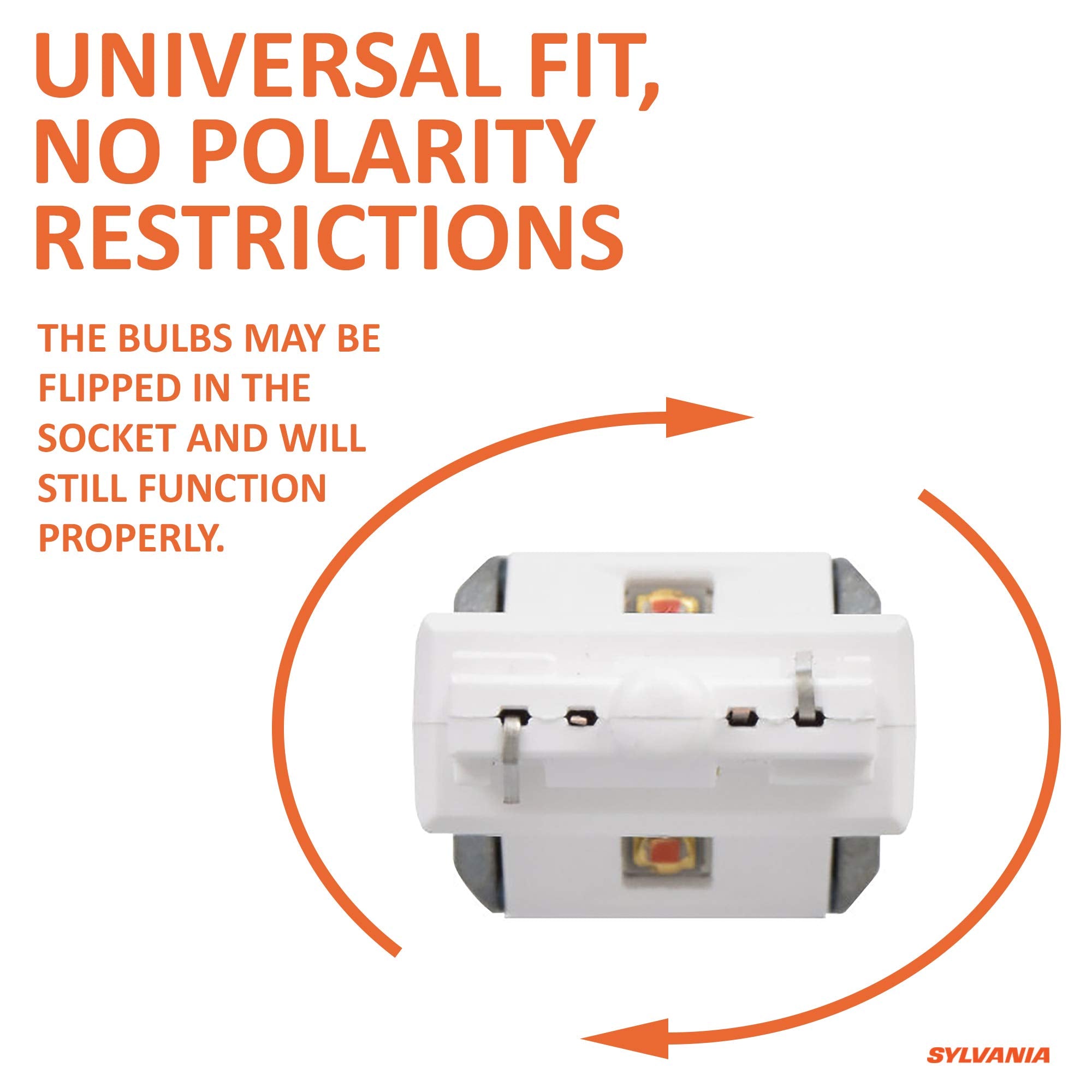 SYLVANIA - 7443 T20 ZEVO LED Red Bulb - Bright LED Bulb, Ideal for Stop and Tail Lights (Contains 2 Bulbs)