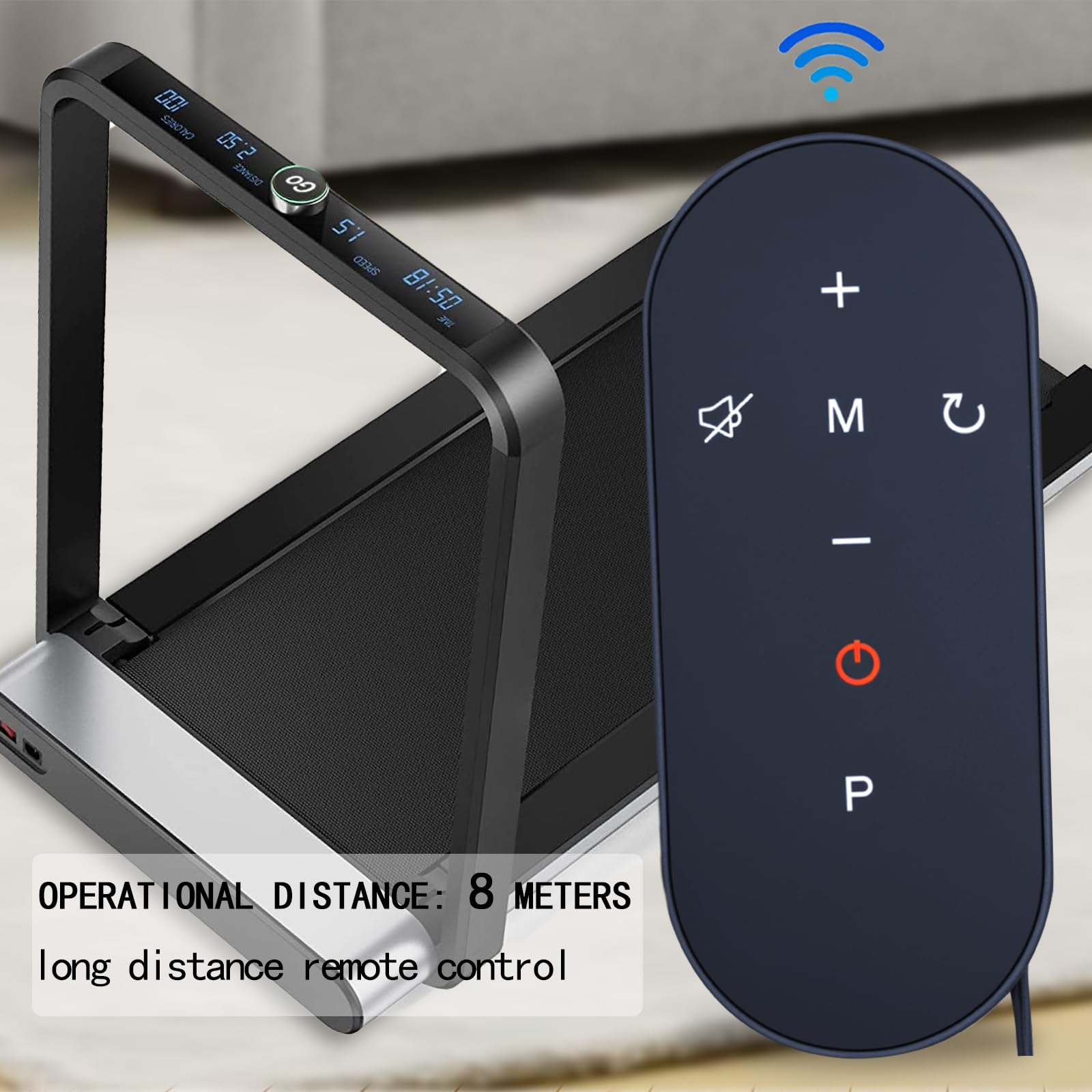 RYQIF Replacement Remote Control with for ActiveLife Q22/LIVIVOX LX-22-2B/EGORUN Q22-3/RitKeep Fitness KRD-Q22/REDLIRO JK08F Under Desk Treadmill