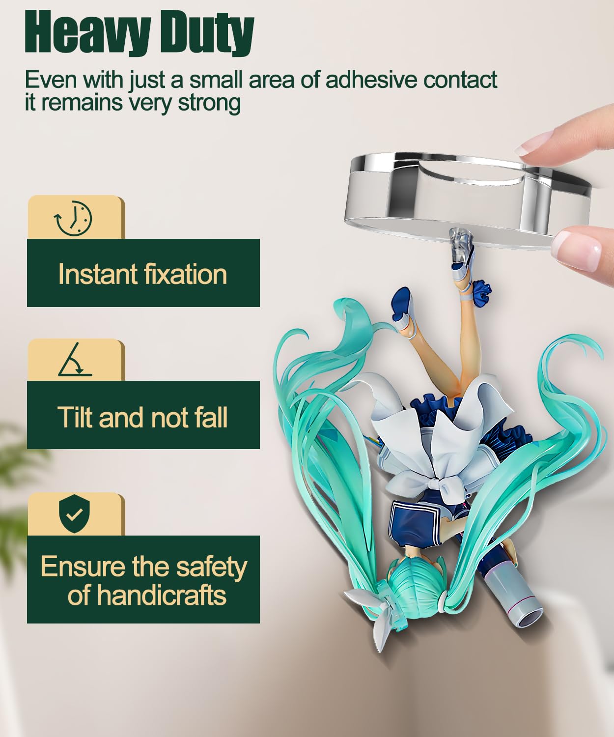 PHIXBEAR 0.8 "&1.18" Glue Clear Dots Double Sided Removable, Mounting Putty for Walls No Damage, Poster Sticky Tack for Hanging Pictures, Dashboard Accessories, Home Crafts, 120 Pcs