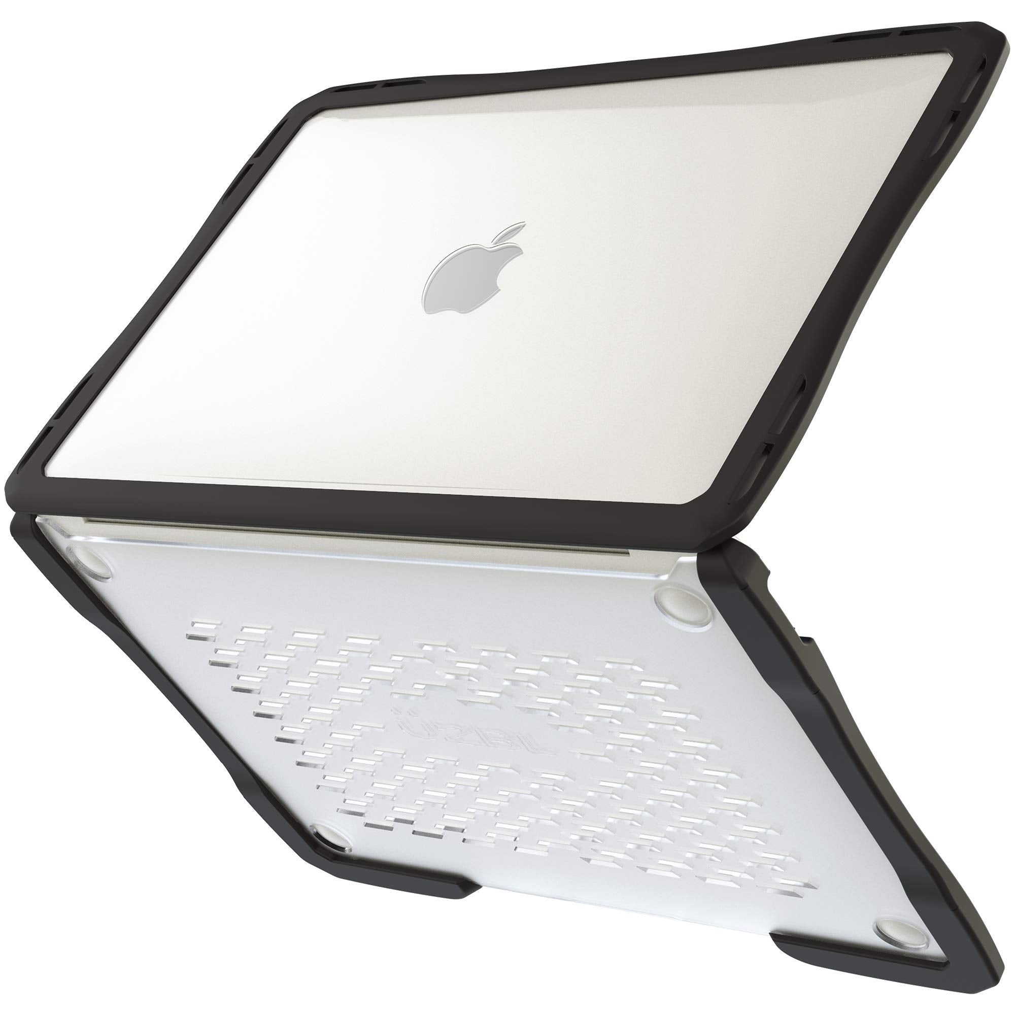 UZBL Case for MacBook Air 13 inch M1 & Intel (2018-2020 Release), Lightweight Protective Hard Shell Clear Case Cover for MacBook Air M1 and Intel Touch ID, NOT M2
