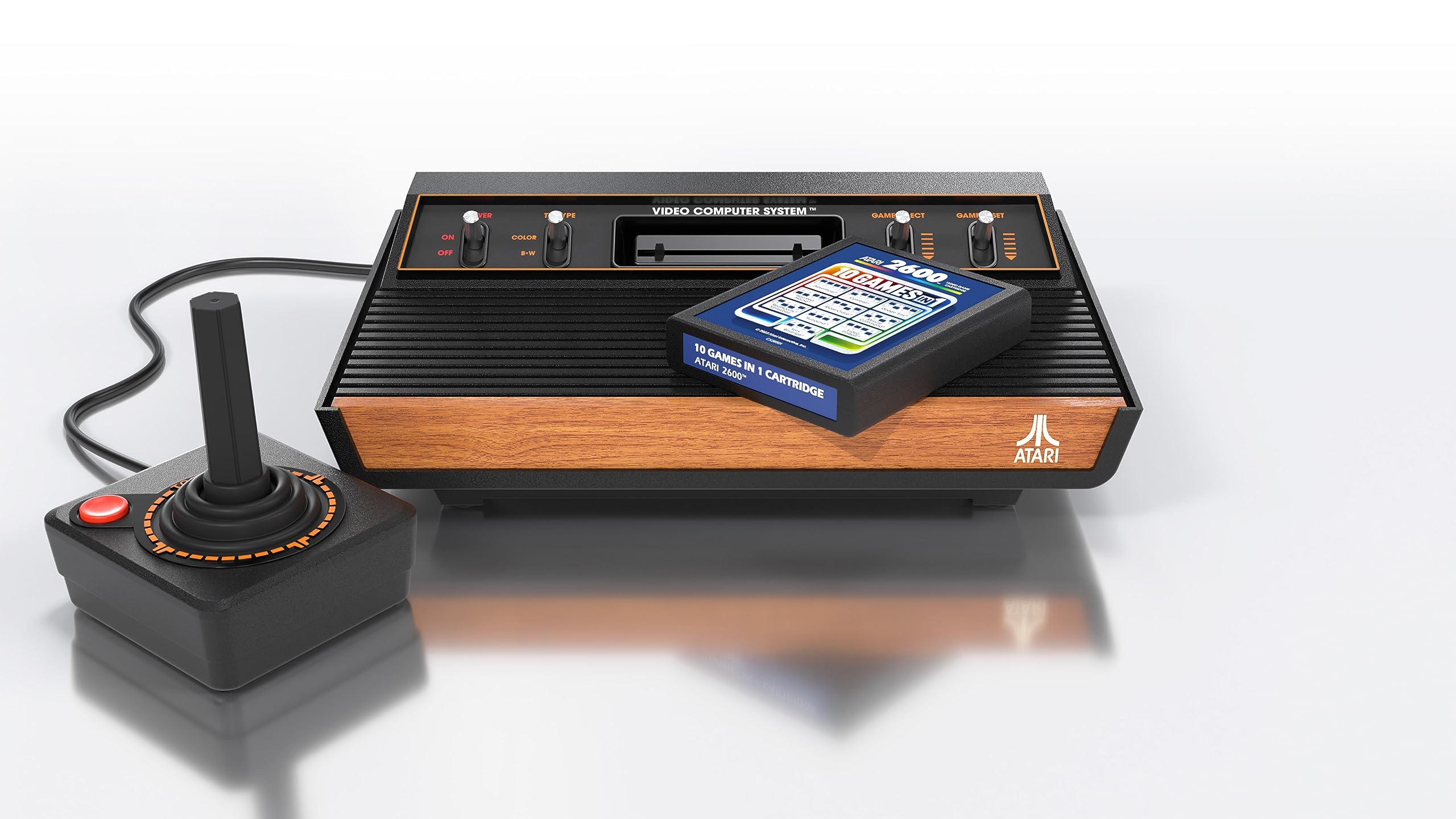 Atari Official 2600+ Console & Joystick - HDMI Output - Includes 10 Games