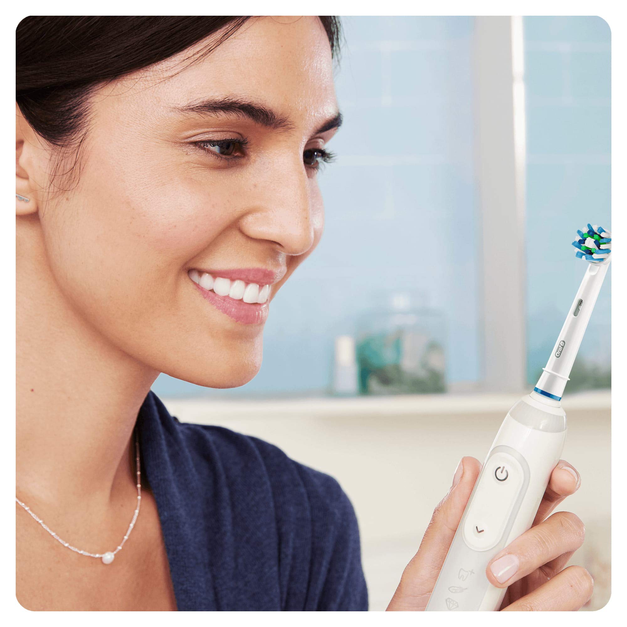 Oral-B CrossAction Toothbrush Heads - 16 Degree Bristles for Superior Cleaning