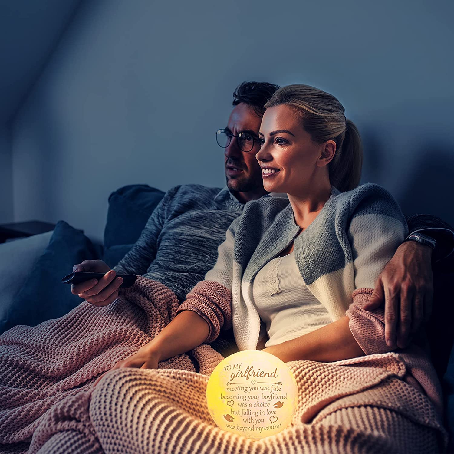 Funnli Christmas Gifts for Her Girlfriend Moon Lamp, Girlfriend Birthday Gifts, I Love You Gifts for Her, Anniversary Birthday Valentines Day Gifts for Girlfriend Her from Boyfriend