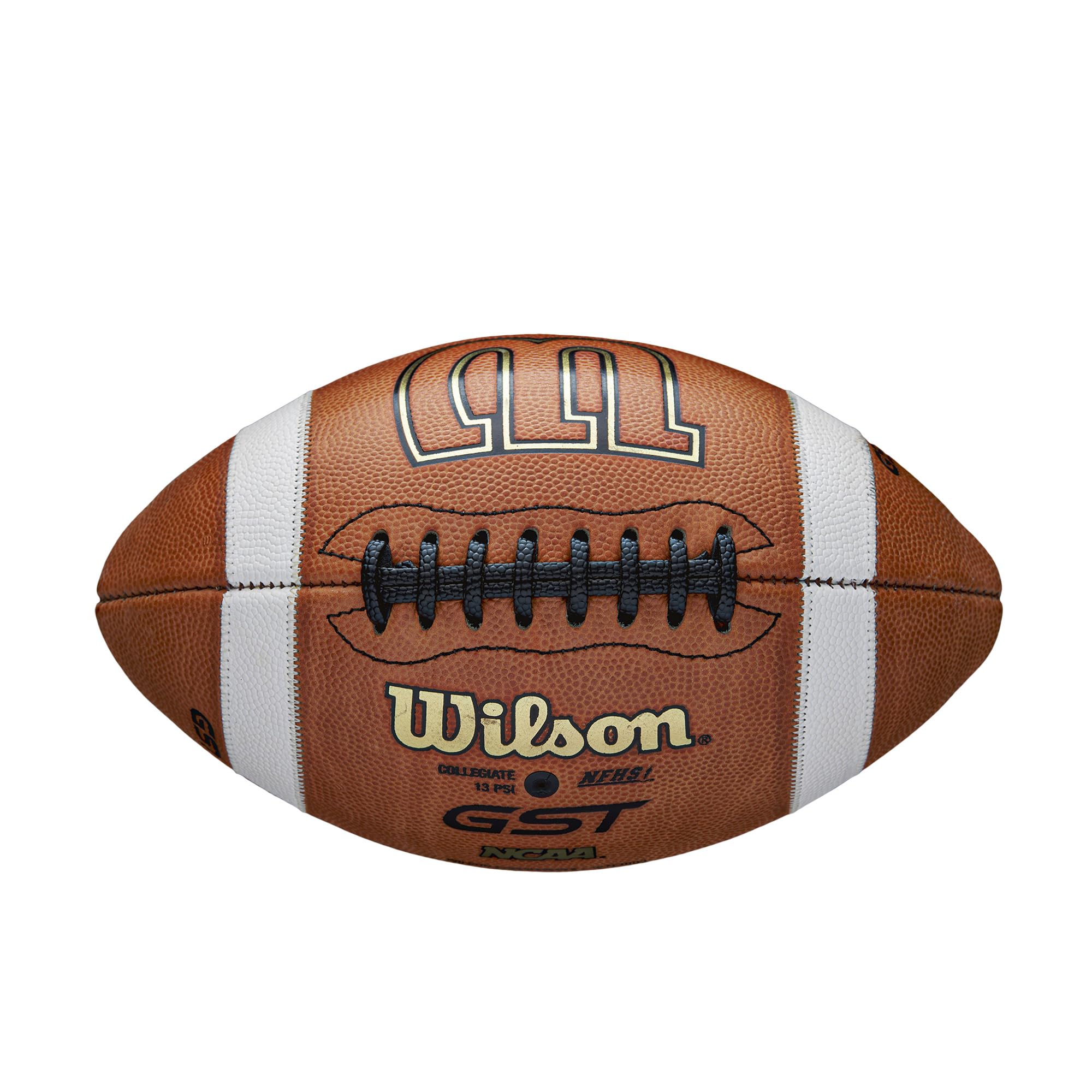 WILSON GST1003 Leather Game Football Factory Defect/Blemish - Official Size, Tan