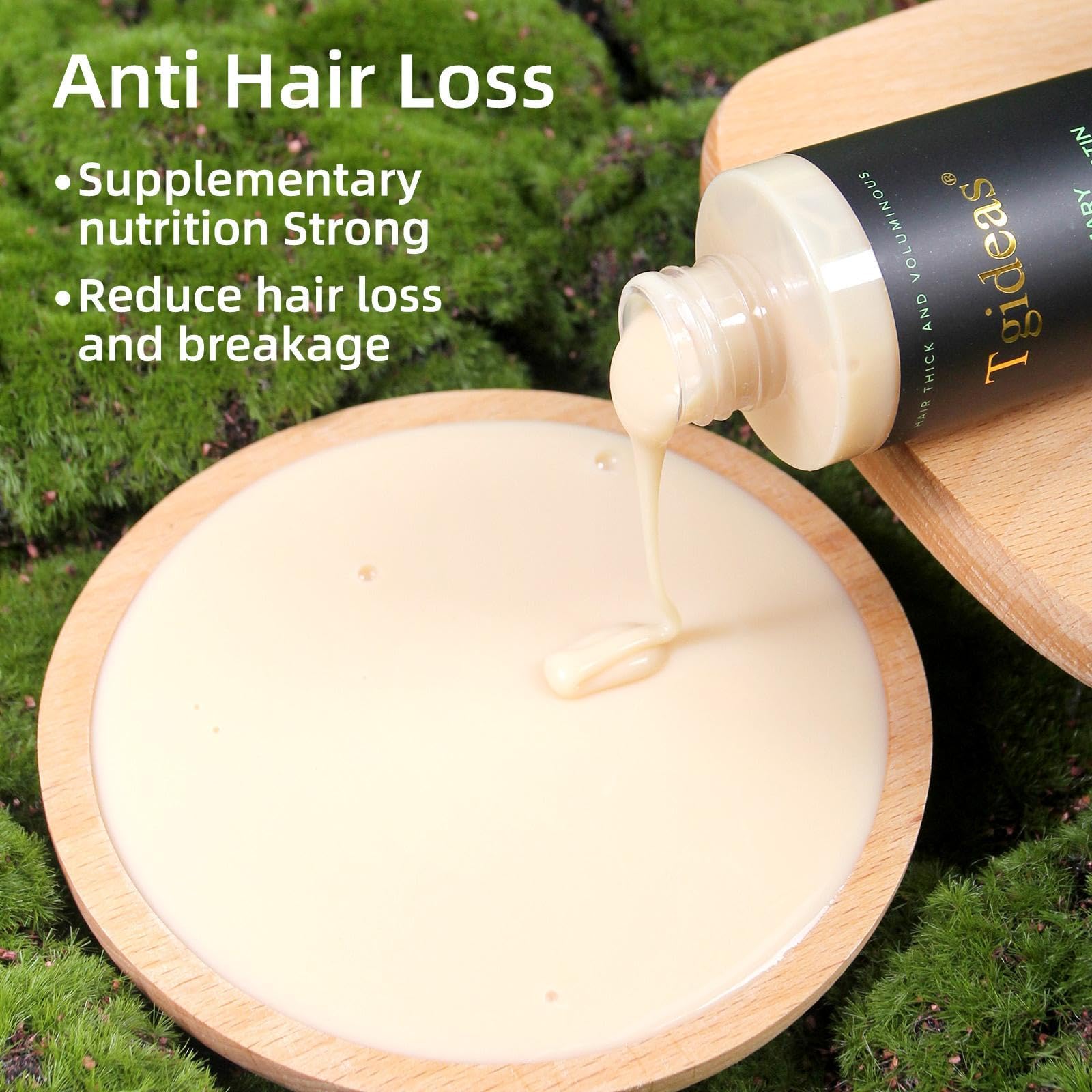 Tgideas Rosemary Biotin Volumizing Shampoo - Strengthening Shampoo for Women and Men to Gently Cleanse, Nourish & Add Root Lift - 7.4 fl oz