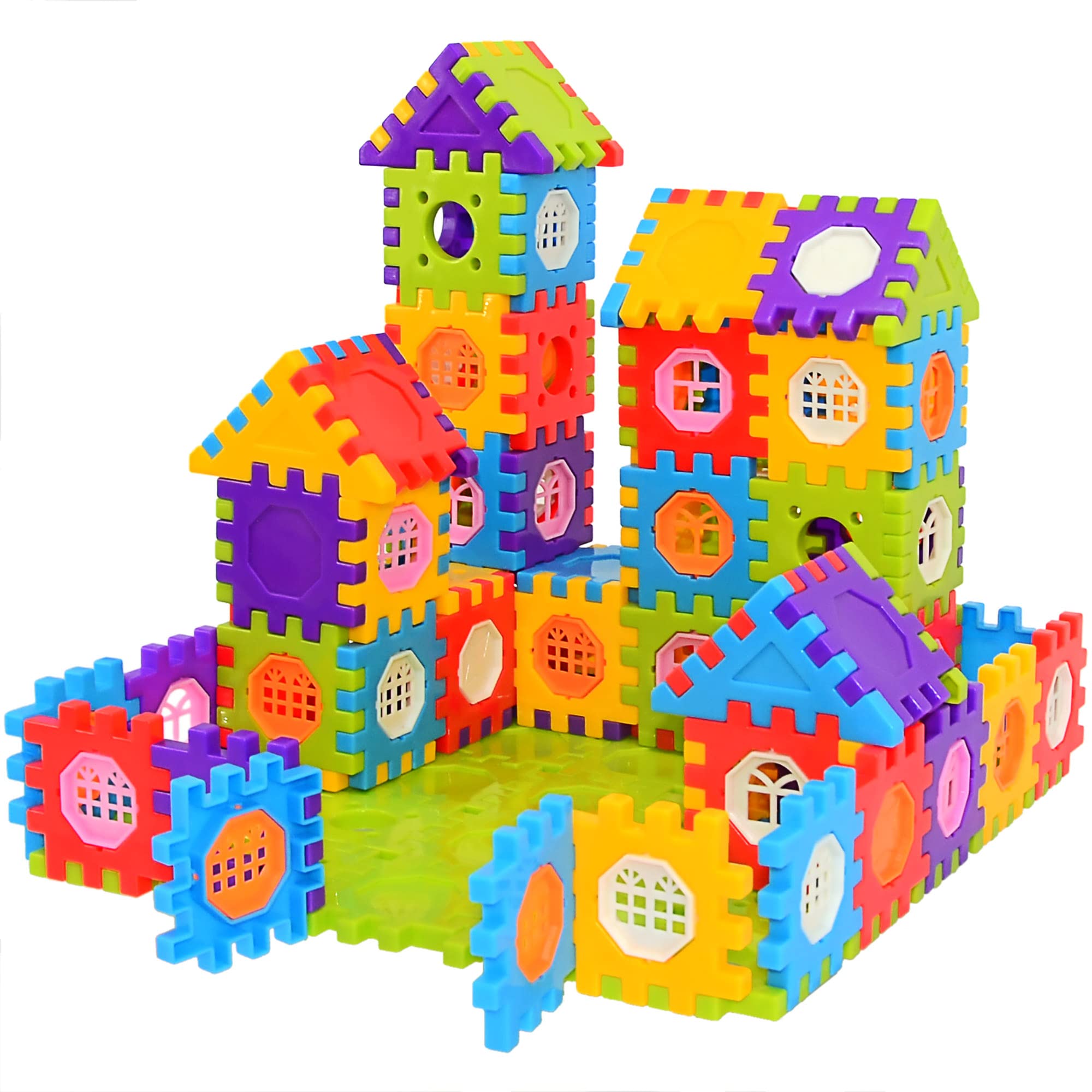 FUBAODA Building Blocks for Toddlers & Kids 180 Pcs Toy Building Sets