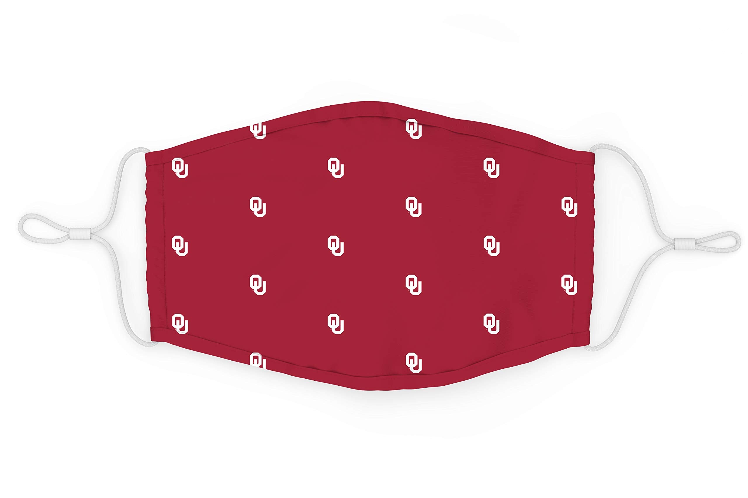 Top of the World NCAA Oklahoma Sooners Unisex All Over Print Team Icon Face Mask, Oklahoma Sooners Cardinal, One Size (MTW_300)