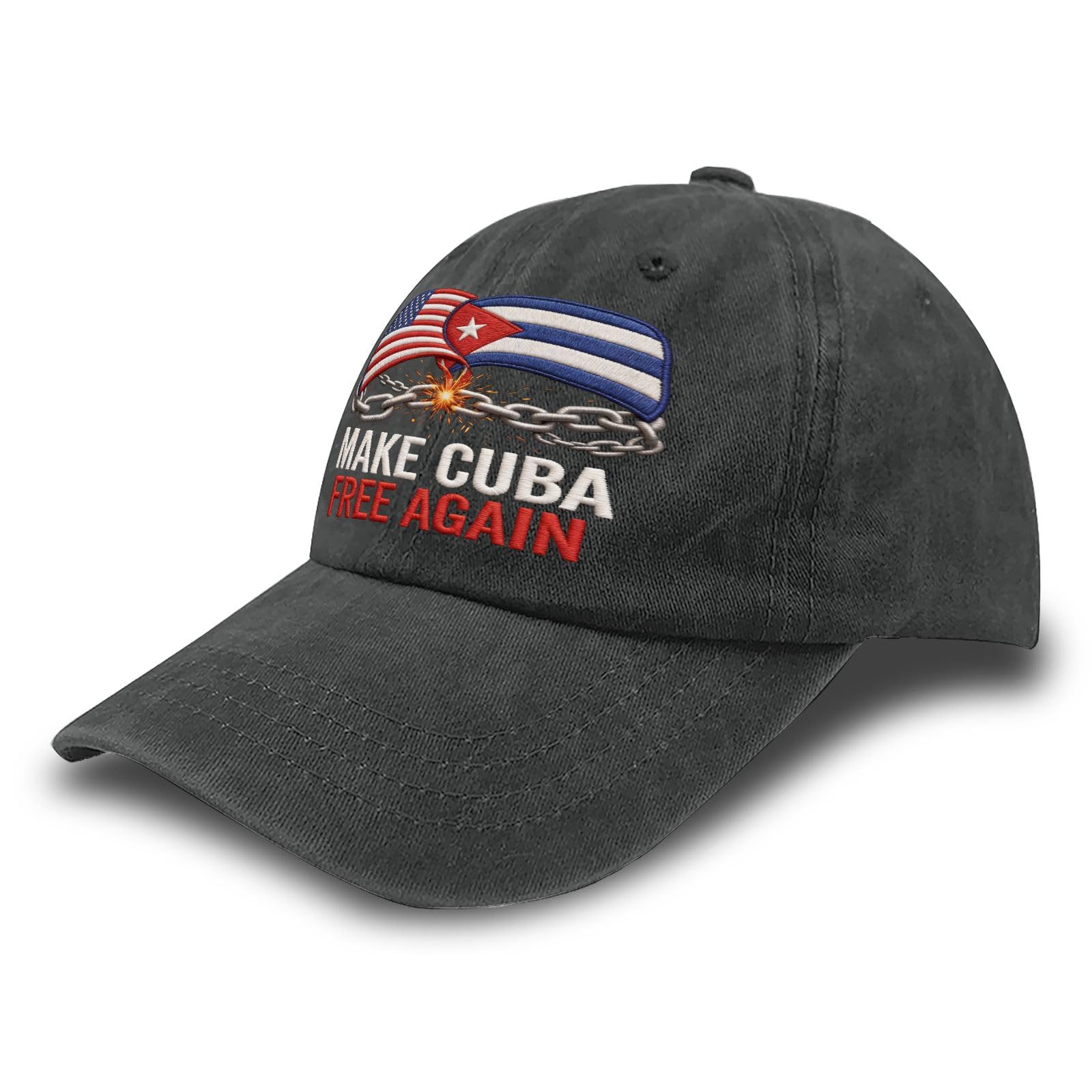 Make Cubas Great Again Embroidered Baseball Hats Garde Caps for Dad