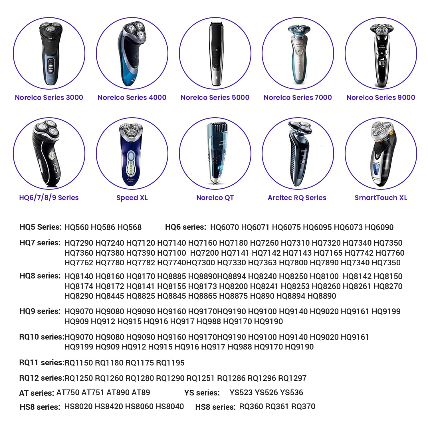 HQ8505 Norelco Charger Cord Fit for Philips Norelco HQ8505 7000 5000 3000 Series mg5750 mg7790 Electric Shaver Beard Trimmer Adapter Power Supply Charging Cord 15V AC Adapter Power Supply Cord
