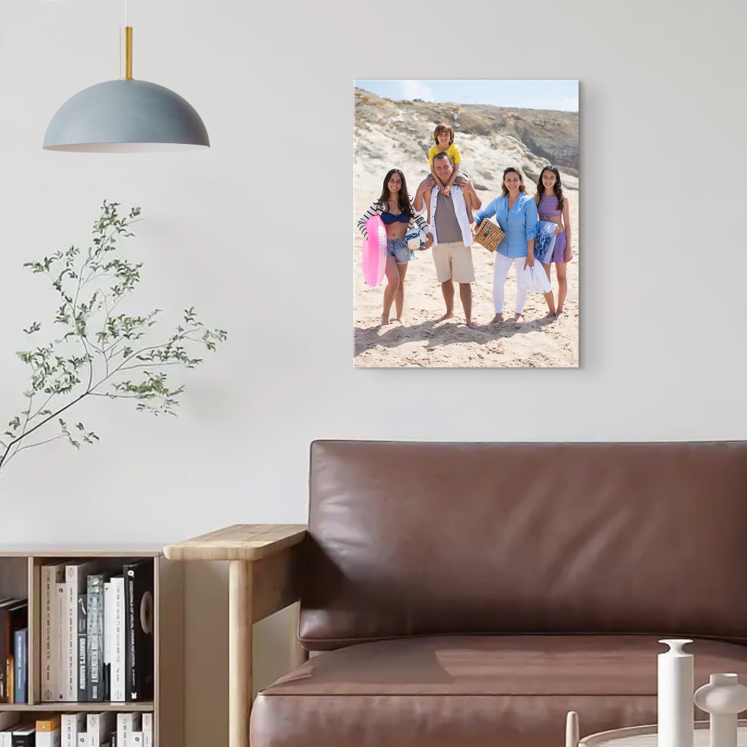 Custom Canvas Prints with Your Photos,Customized Poster Prints,Personalized Canvas Pictures Wall Art,Halloween and Christmas Gifts for Family and Friends (11''W X 14''H)