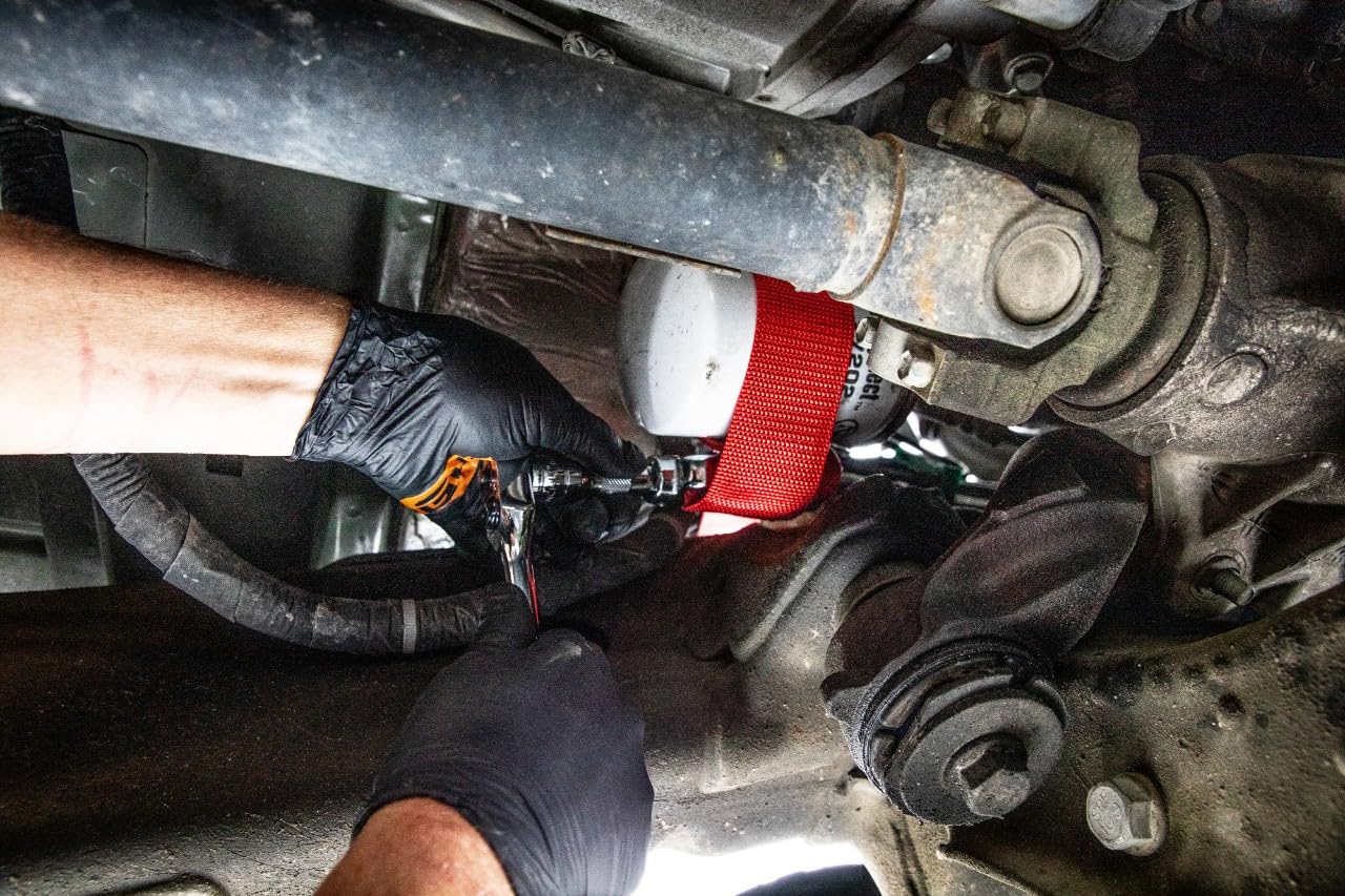 GEARWRENCH Heavy-Duty Oil Filter Strap Wrench | 3/8" & 1/2" Drive | 3529D