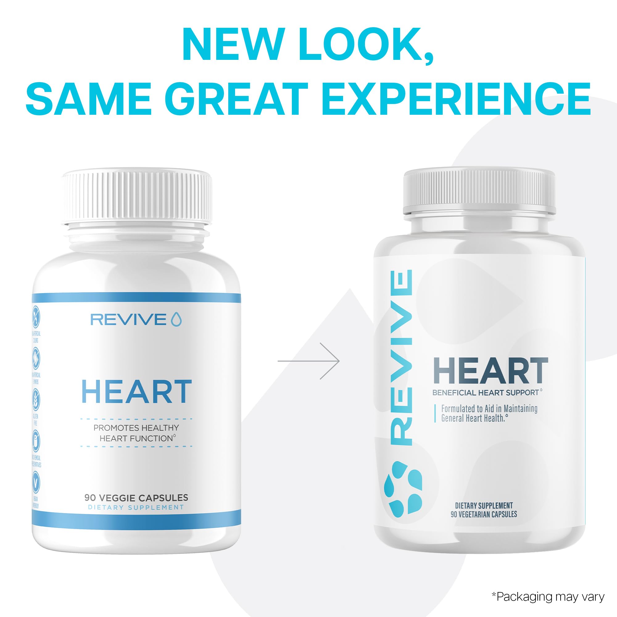 Revive MD Health Supplements, 90 Veggie Capsules - CoQ10 Supplement Supports Heart Muscle Function - Coenzyme Q10 200mg Promotes Healthy Flow - Vegan-Friendly & Gluten-Free