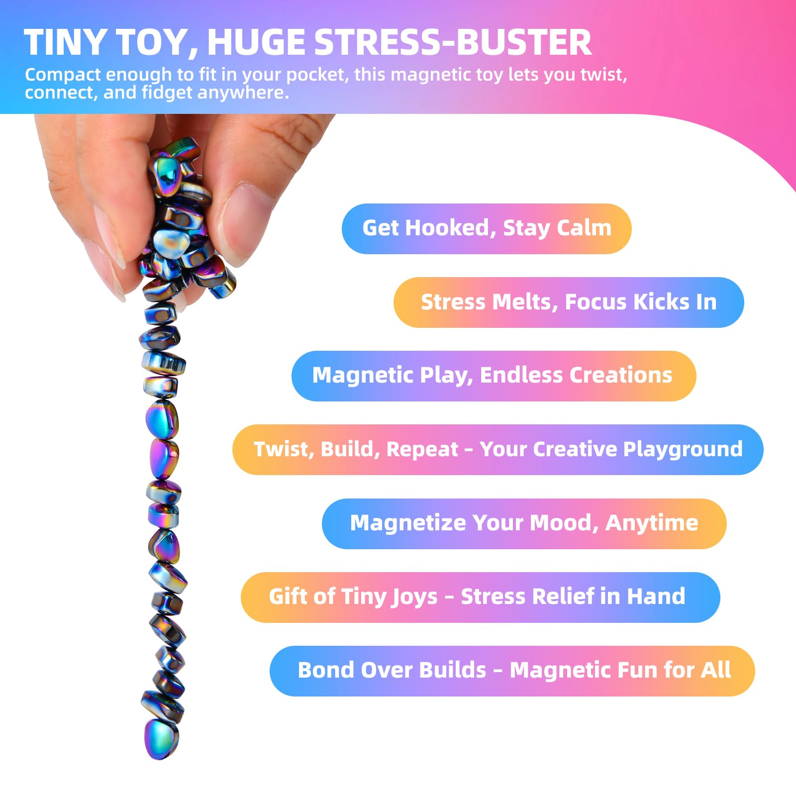 550pcs Fidget Toys for Adults, Stress Relief Sensory Toys for Autism ADHD Anxiety,Desk Fidgets Toys,Fidgets Toys Adults Gifts