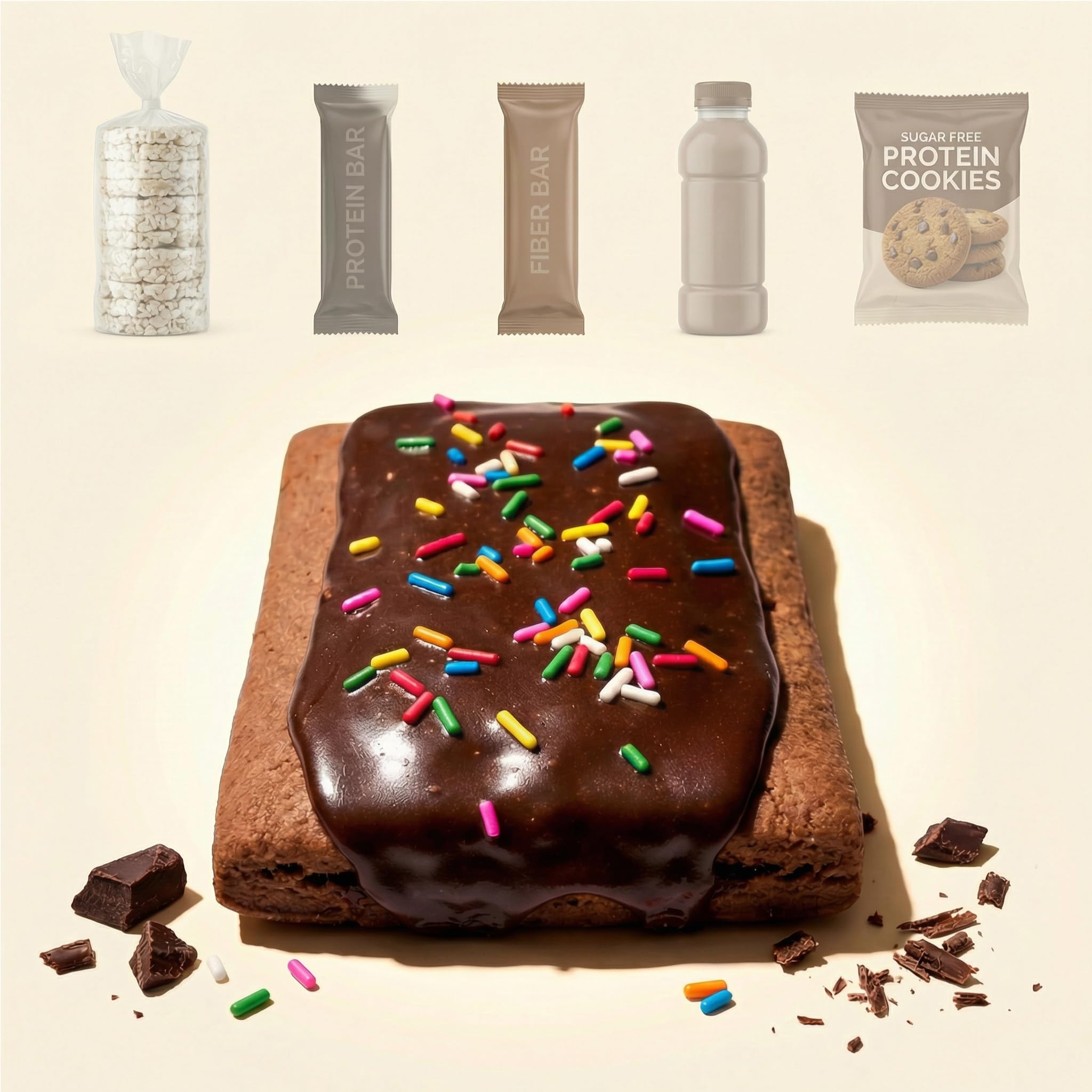 Legendary Foods 22g Protein Pastry 0g Added Sugar, Low Carb, Gluten Conscious, Keto Snack, Ideal for Glucose Management, Includes Whey Protein Isolate, 8 Pack Double Chocolate