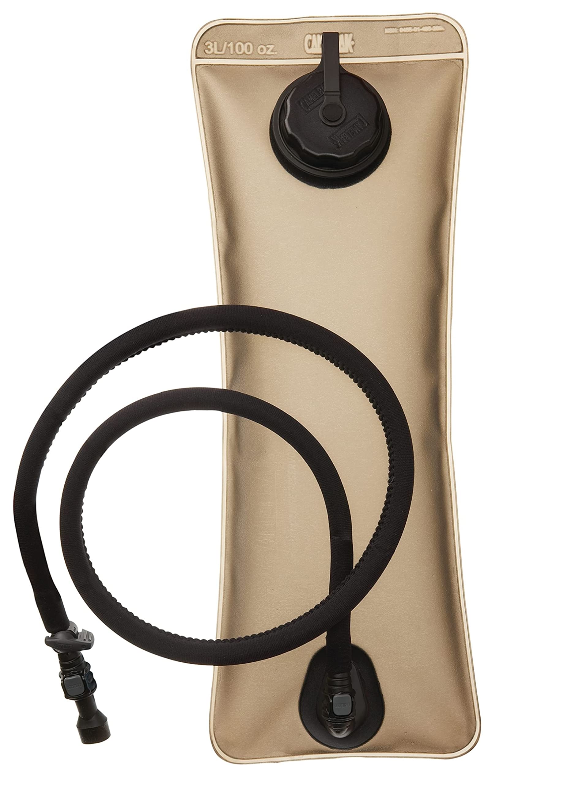 CamelBak 100oz/3L MG Long Neck Reservoir - Tactical Hydration Bladder - Leak-Proof Water Bladder - BPA-Free, Brown