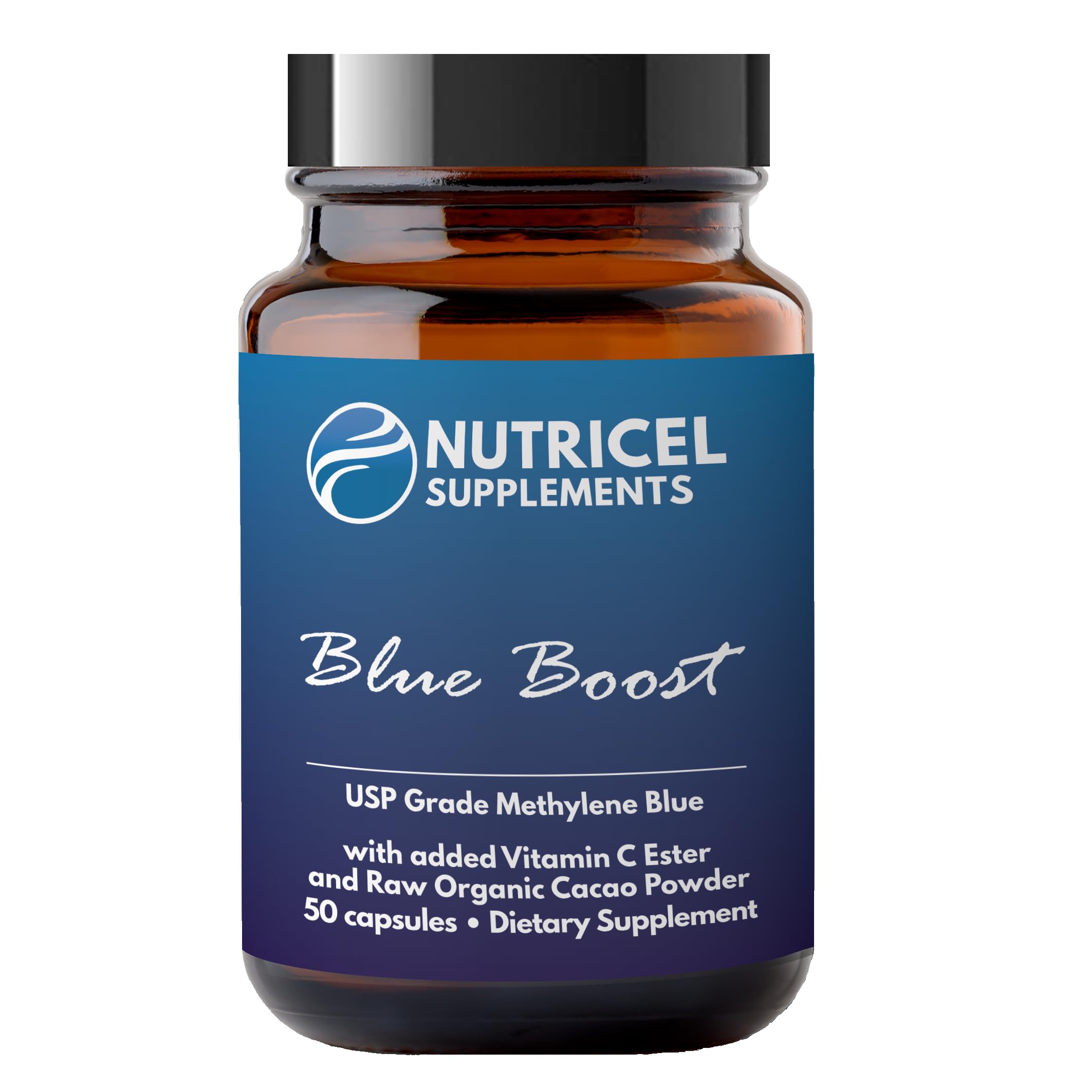 Methylene Blue (USP Grade) Pharma Grade Supplements, Capsule Form, with Added Vitamin C Ester for Enhanced Absorption, Brain Supplement with Brain Fuel, Memory, Focus, Clarity, Cognitive, Energy