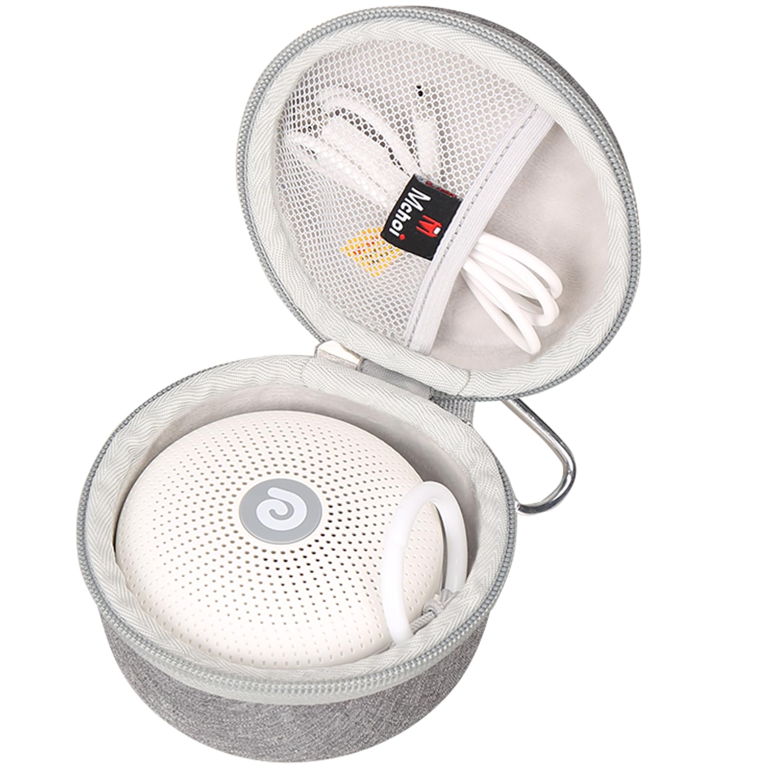 Mchoi Hard Case Suitable for Dreamegg White Noise Machine, Portable Sound Machine, Waterproof Shockproof Sound Machine Protective Case, Case Only
