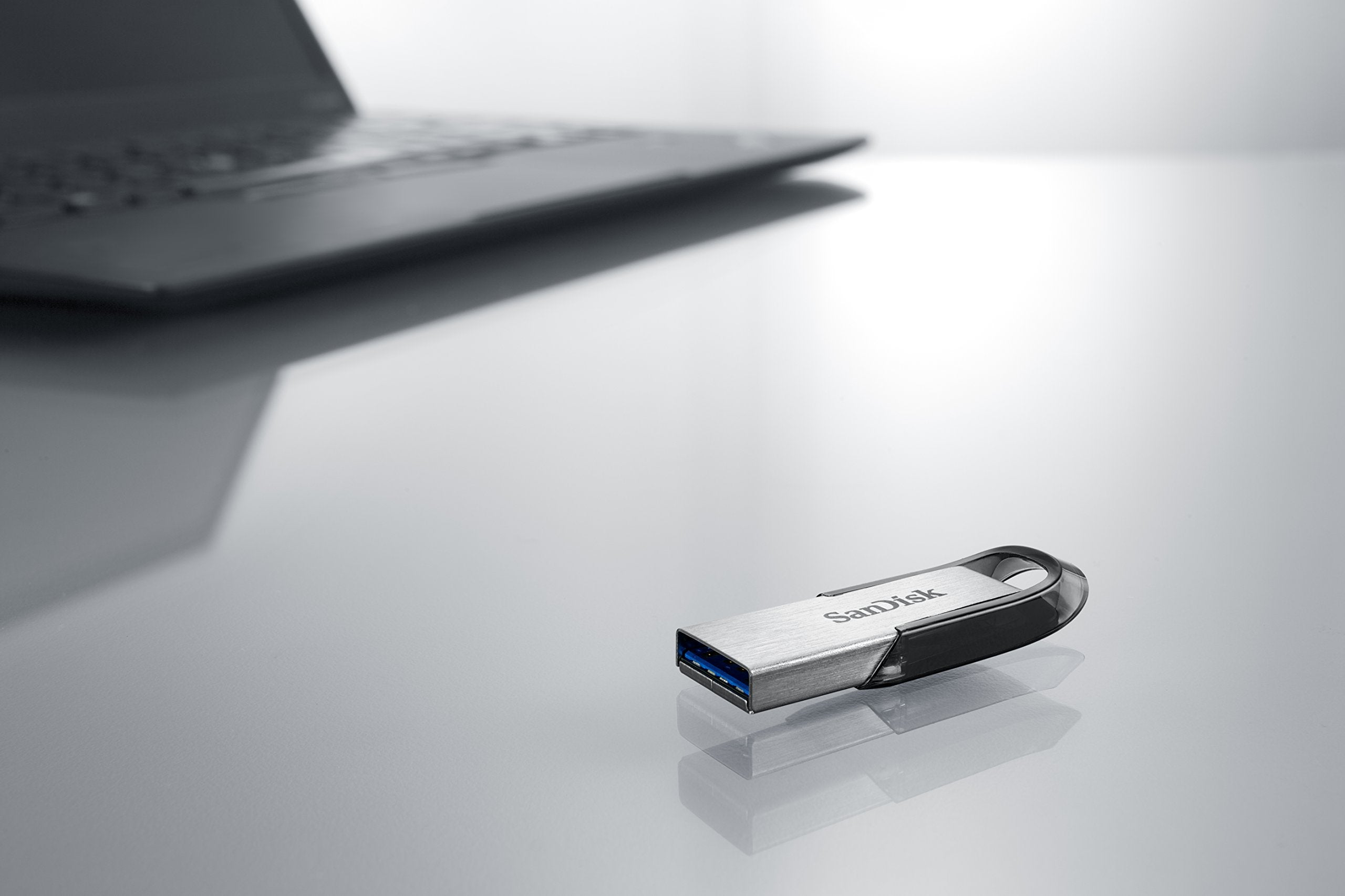 SANDISK 256GB Ultra Flair USB 3.0 Flash Drive, SDCZ73-256G-G46, Black