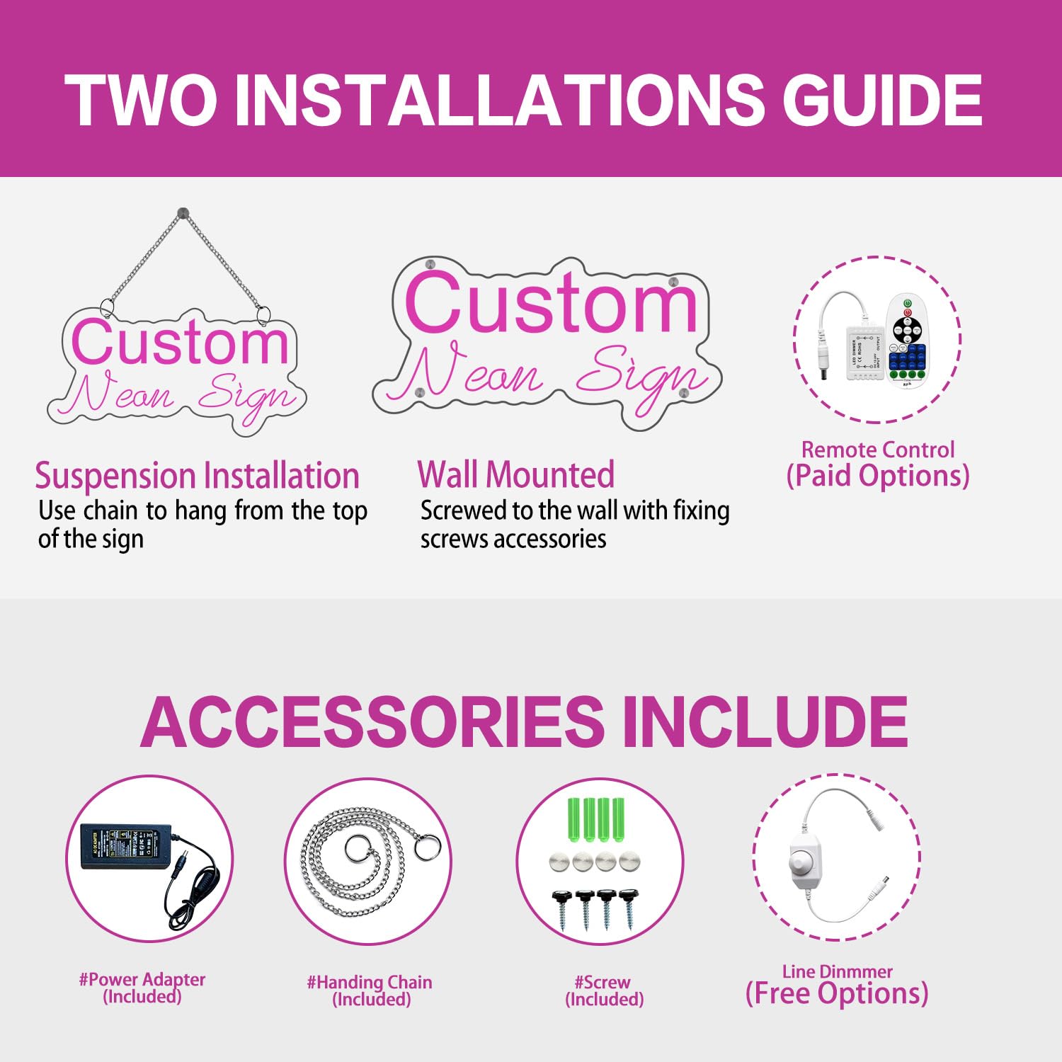 Qzeuoucu Custom Neon Sign,LED Neon Signs Customizable For Wall Decor,Kids Name Sign and Birthday Gift,Wedding Party Room Decorations,Personalized Neon Light Optional battery powered