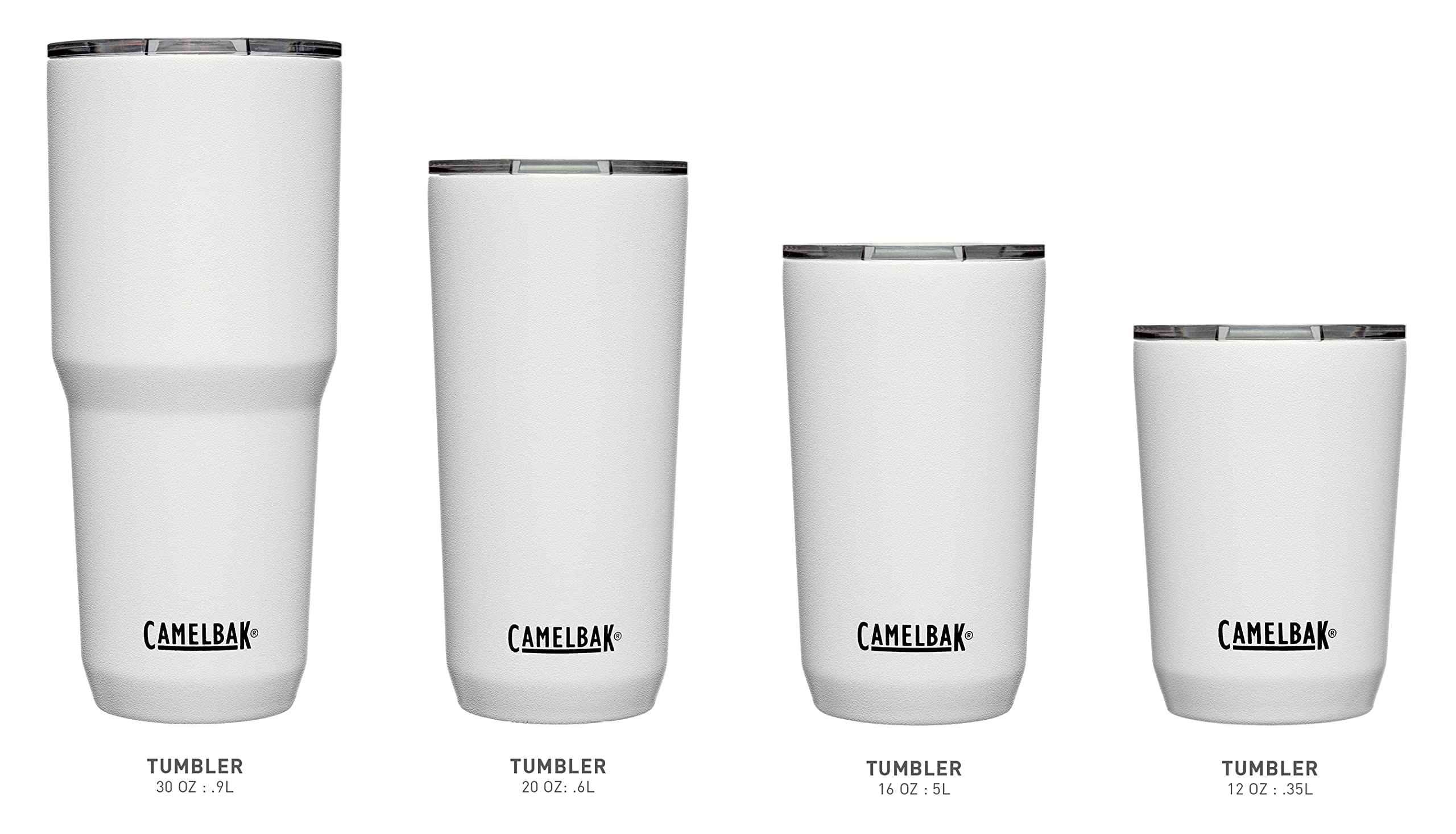 CamelBak Horizon 30oz Tumbler - Insulated Stainless Steel - Tri-Mode Lid - White