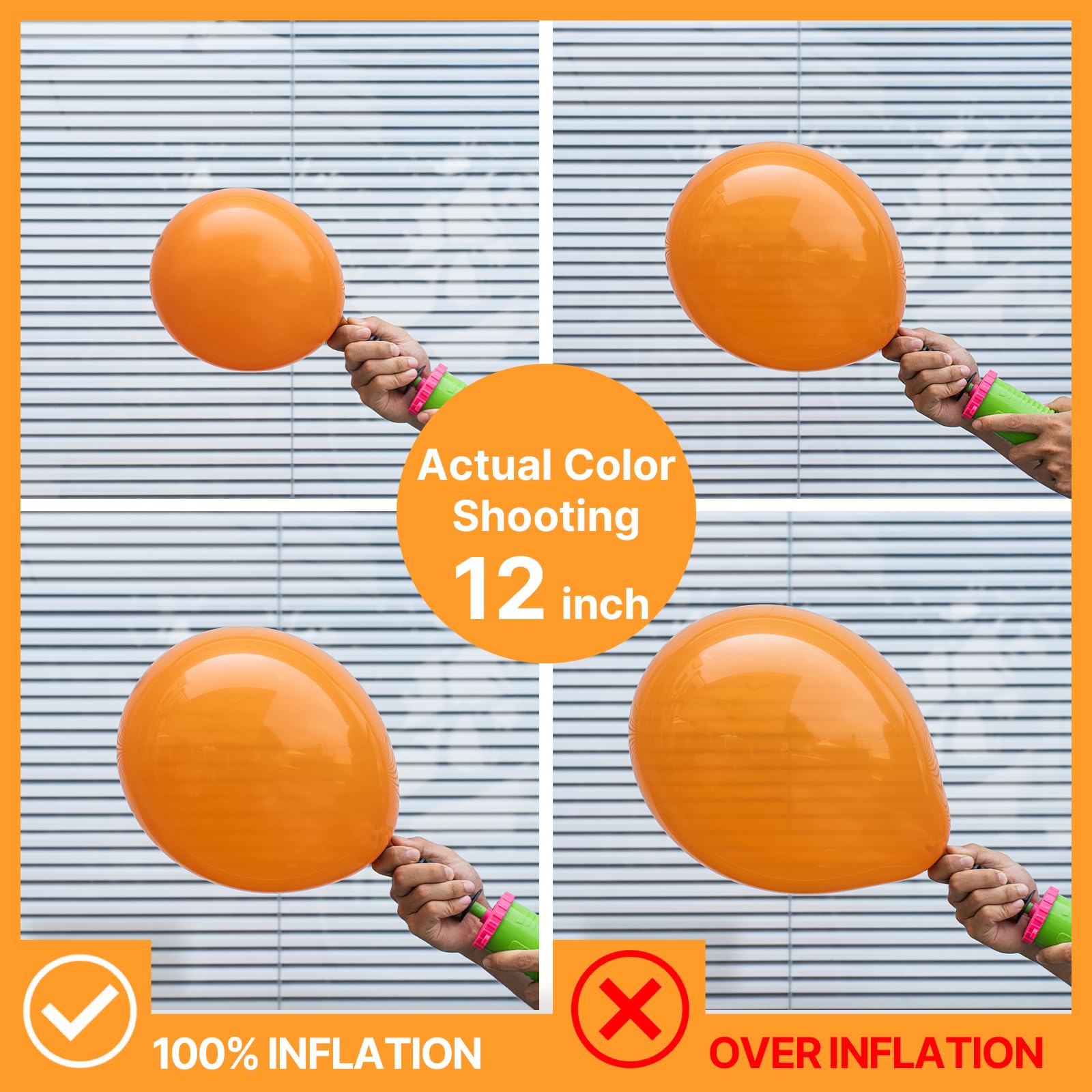 PartyWoo Balloons 90 pcs Different Sizes of 18 12 10 5 Inch Orange Fall Balloon Arch Kit Garland for Thanksgiving Halloween Little Cutie Baby Shower Birthday Party Decorations Orange-Y9